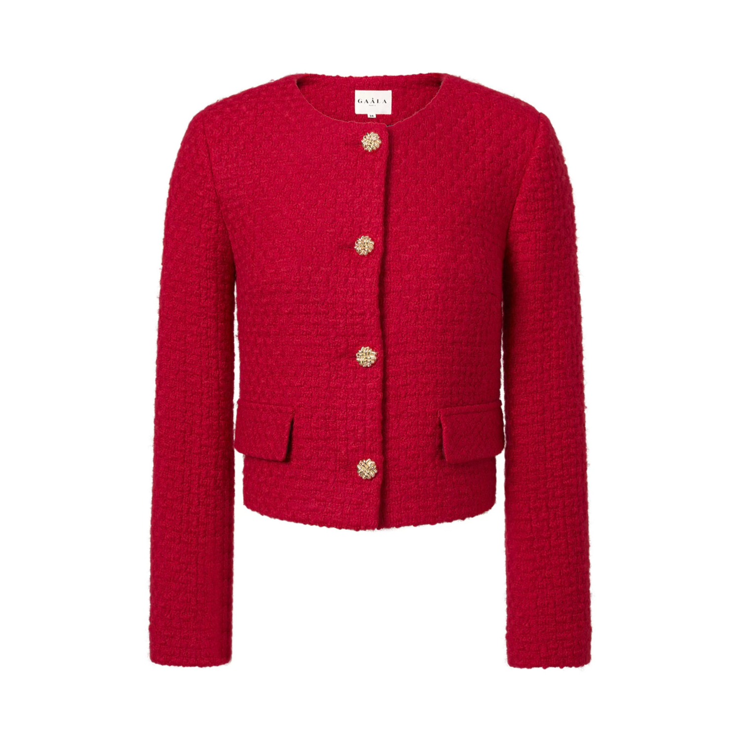 Gaala Women's Red Leontine Tweed Jacket In Red