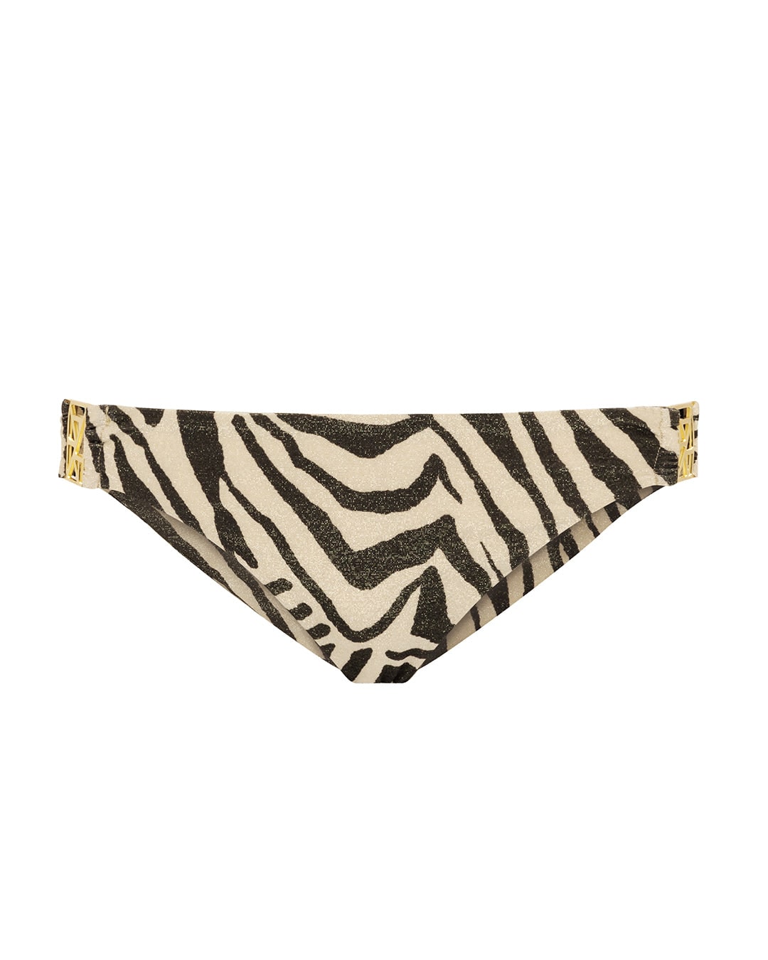 Leyla Maya Women's Neutrals / Black Kate Bikini Bottoms - Savannah Shimmer In Multi