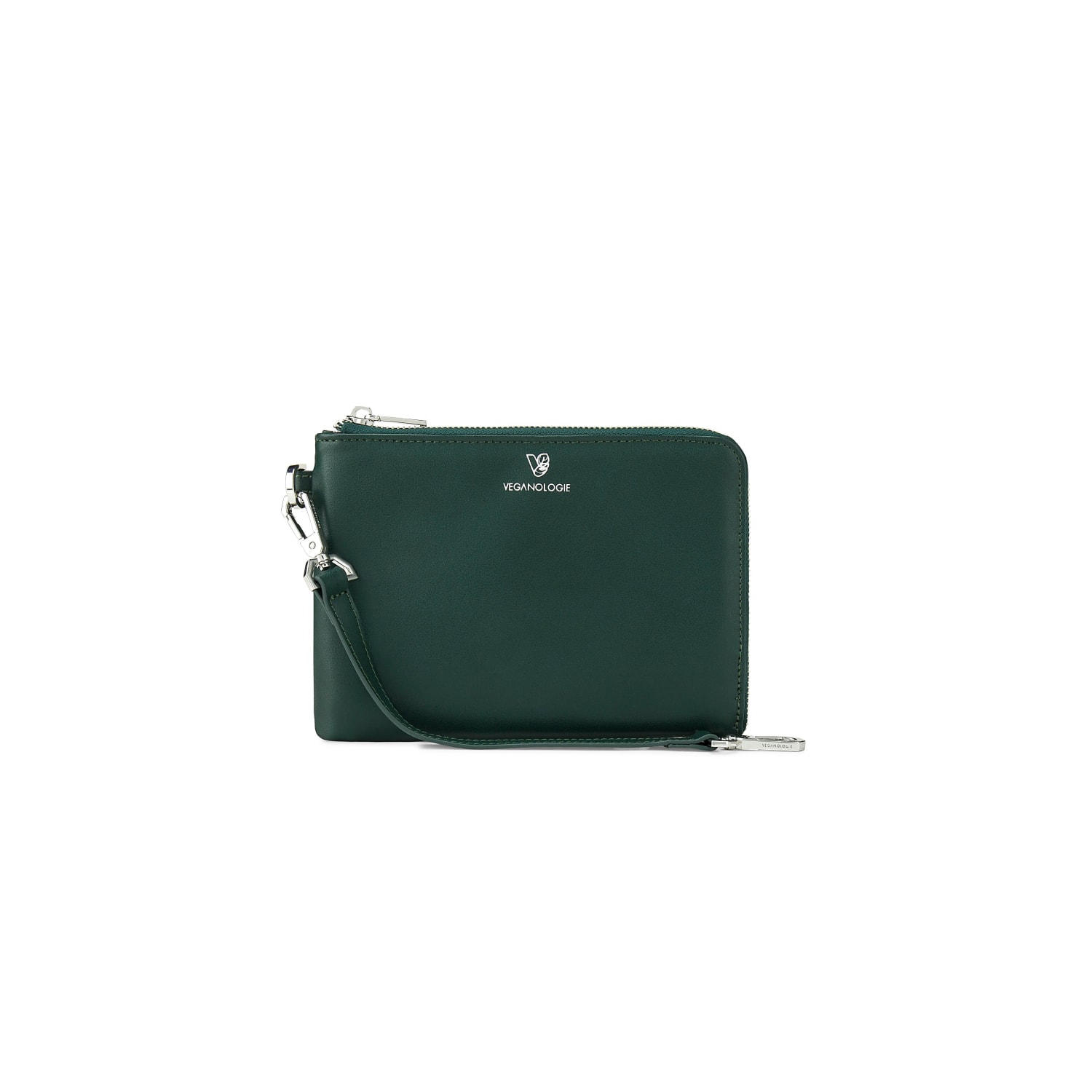 Veganologie Women's Green Demi Pouch In  - Small In Green