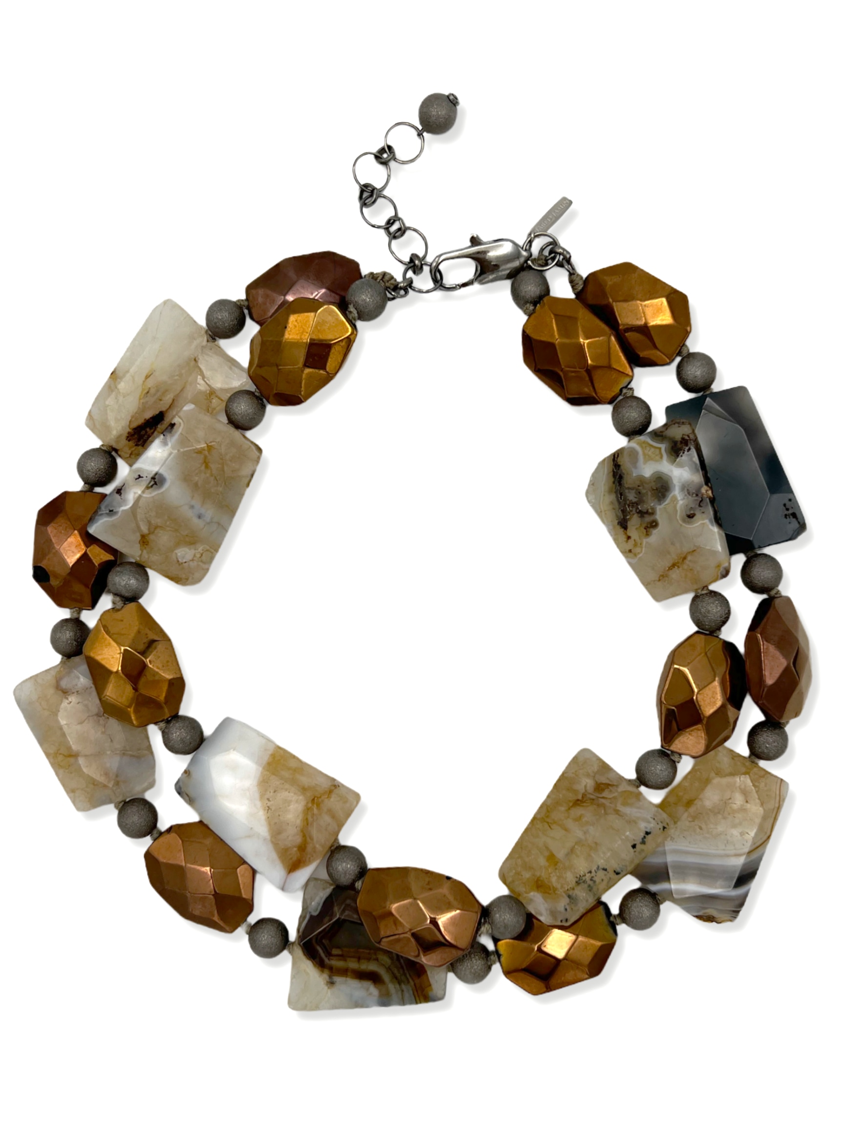 Jaredjamin Women's Neutrals / Grey / Brown Rocky Mountain Necklace
