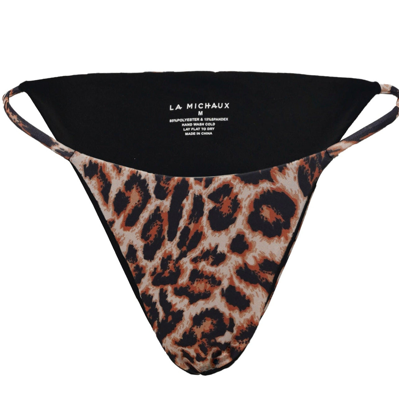 Women’s Foxy Leopard Bikini Bottom Medium La Michaux