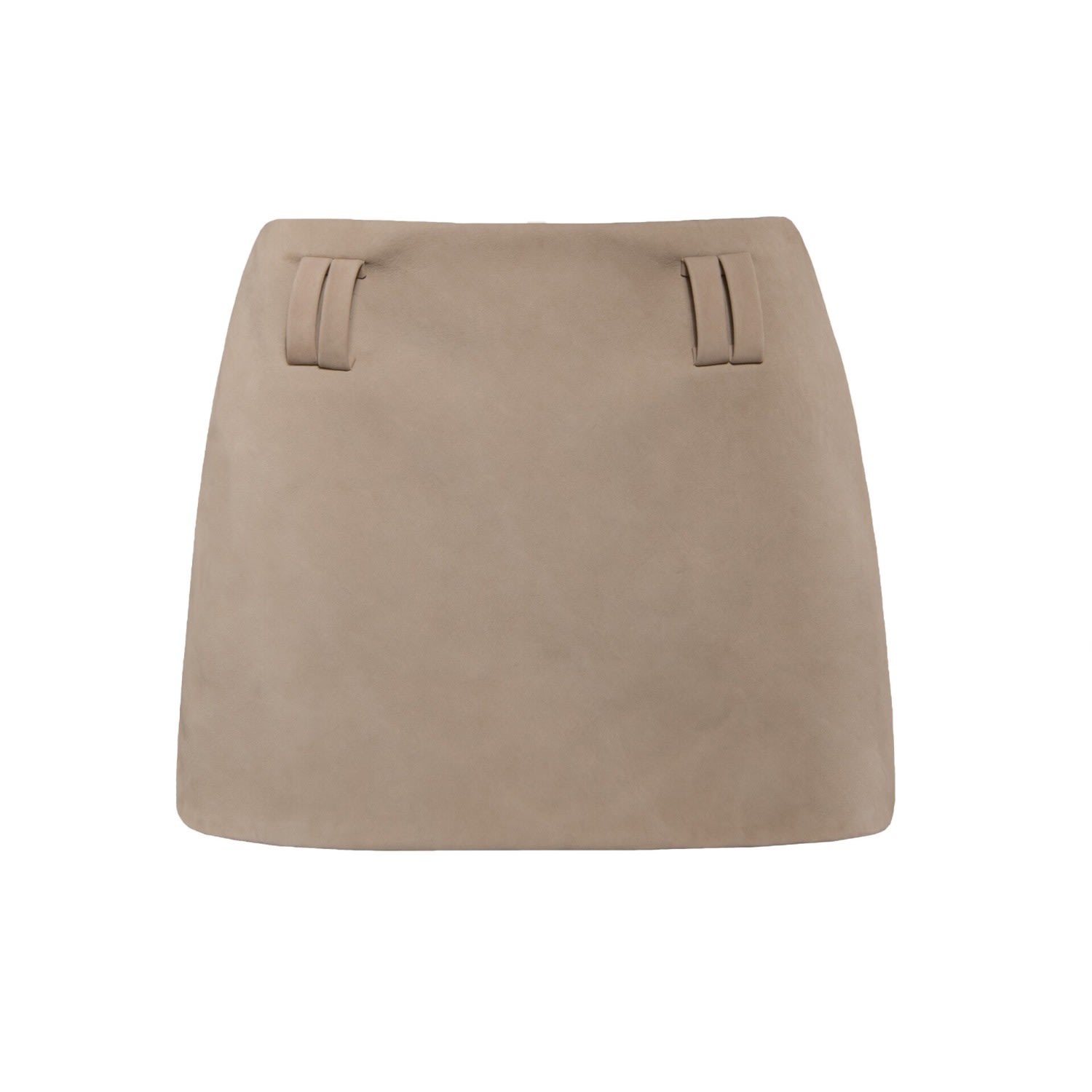 Vestiaire D'un Oiseau Libre Women's Neutrals Suede Mini Skirt In Black