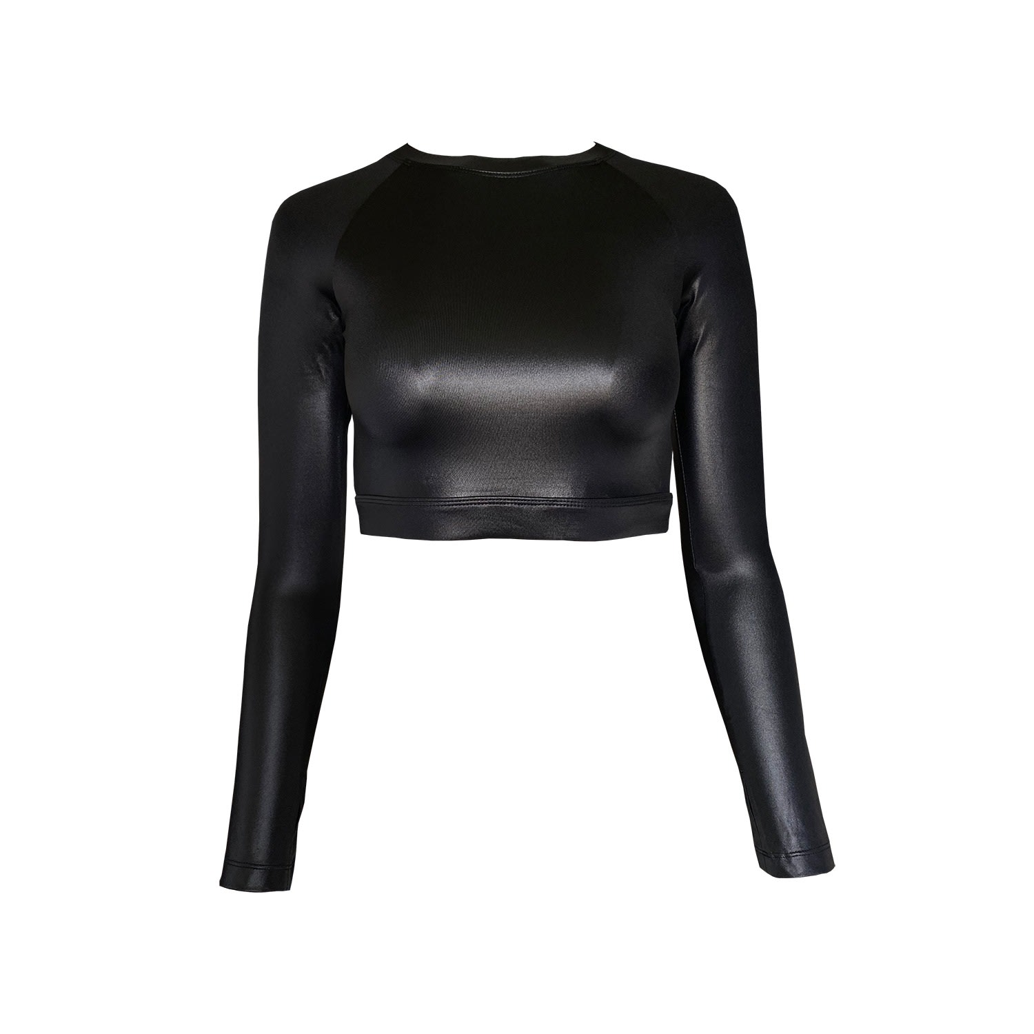 Touch By Adriana Carolina Women's Black Lovely Crop Top