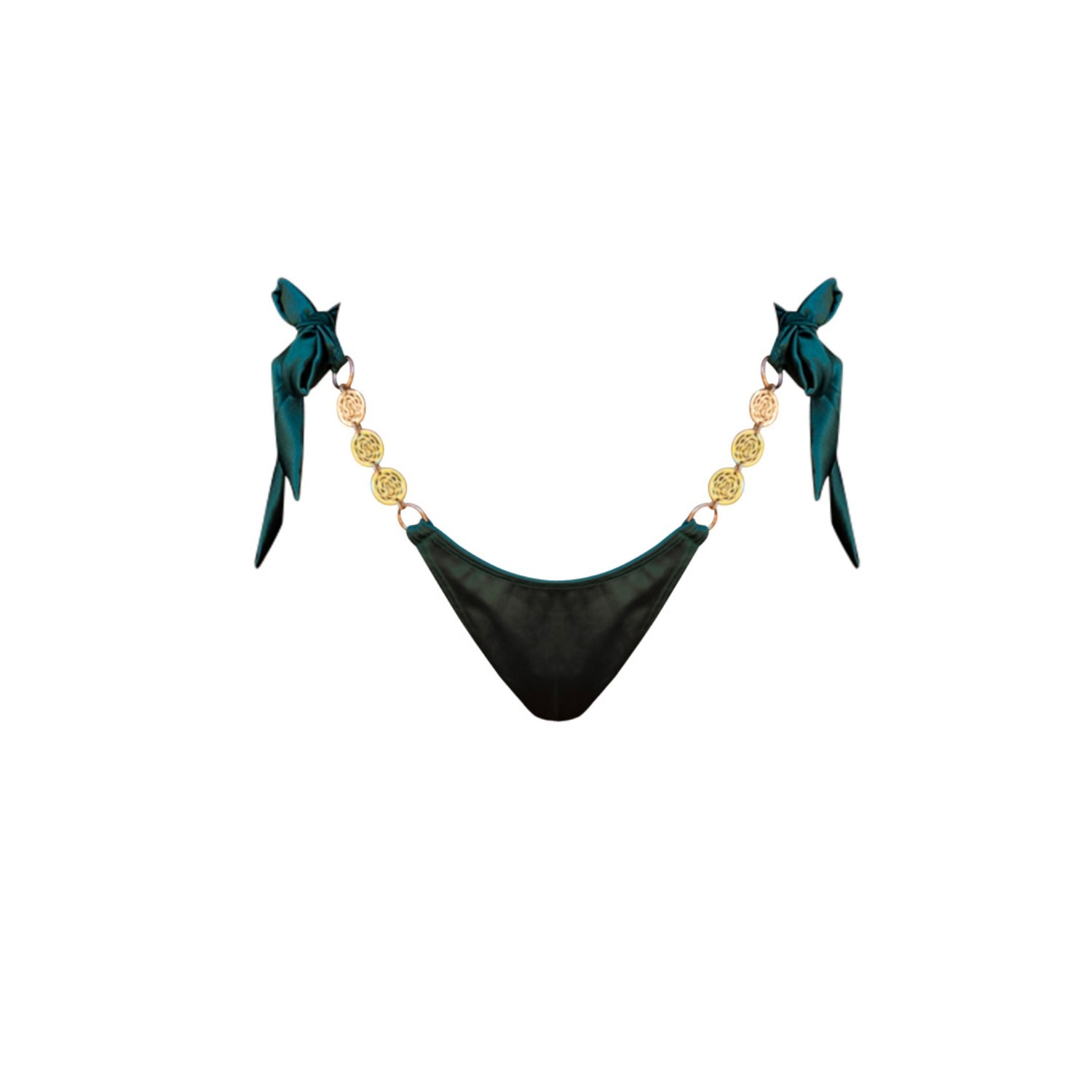 Ivy Swimwear Women's Eden In Emerald Green Bikini Bottoms In Green
