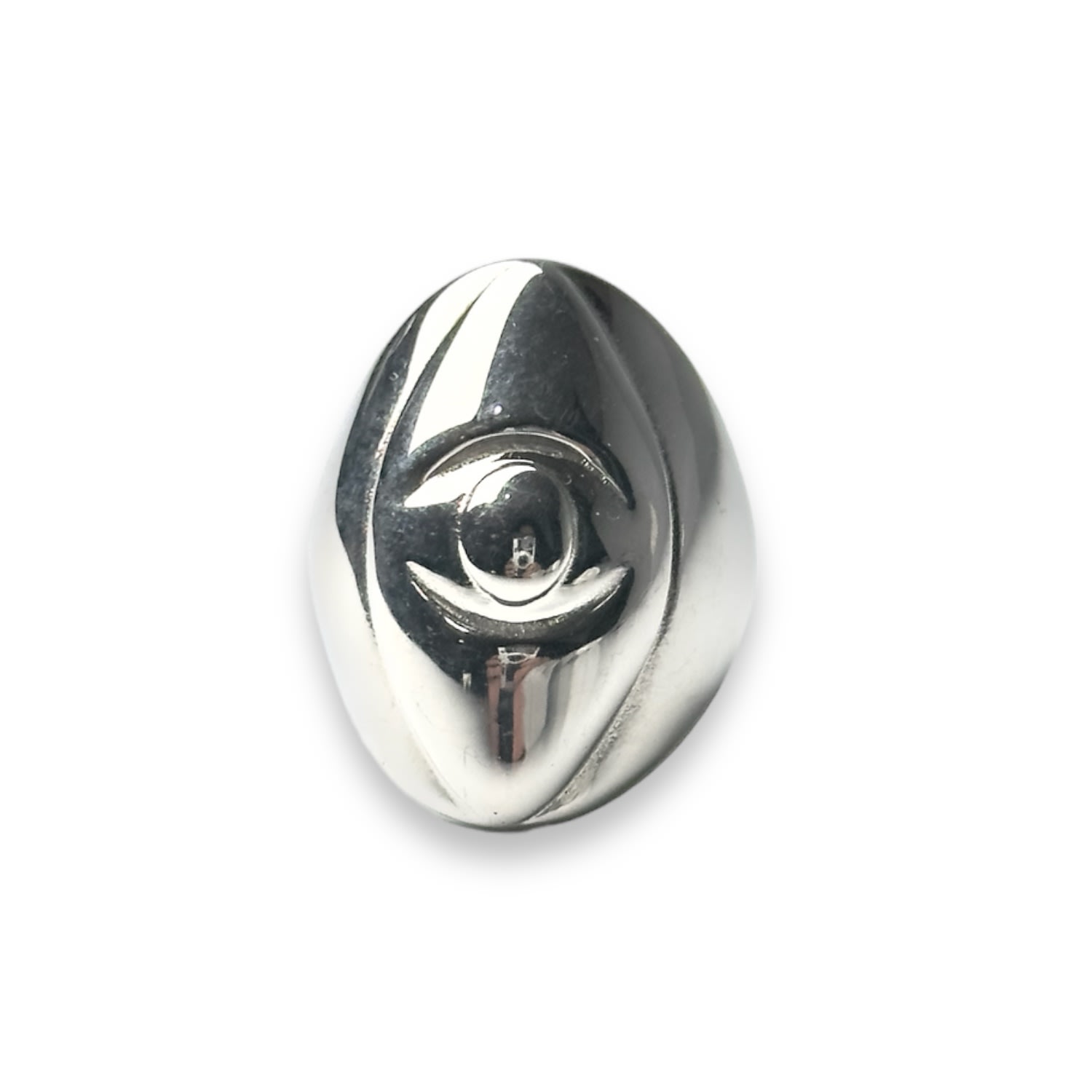 Women’s Silver Seer Ring In White Gold Jagged Halo Jewelry