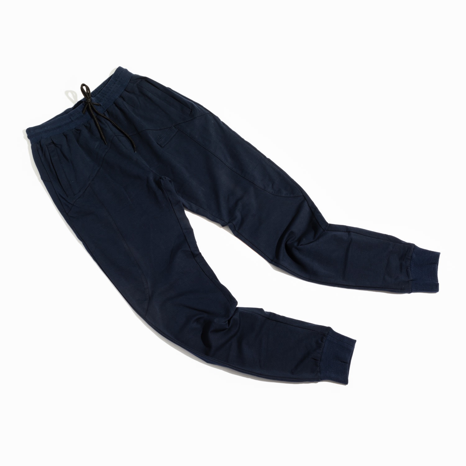 Chuks Collins Men's Geo Cut Sweat Pants-navy Blue-  Diffusion Collection - Tasou - The Athletic Side In Blue