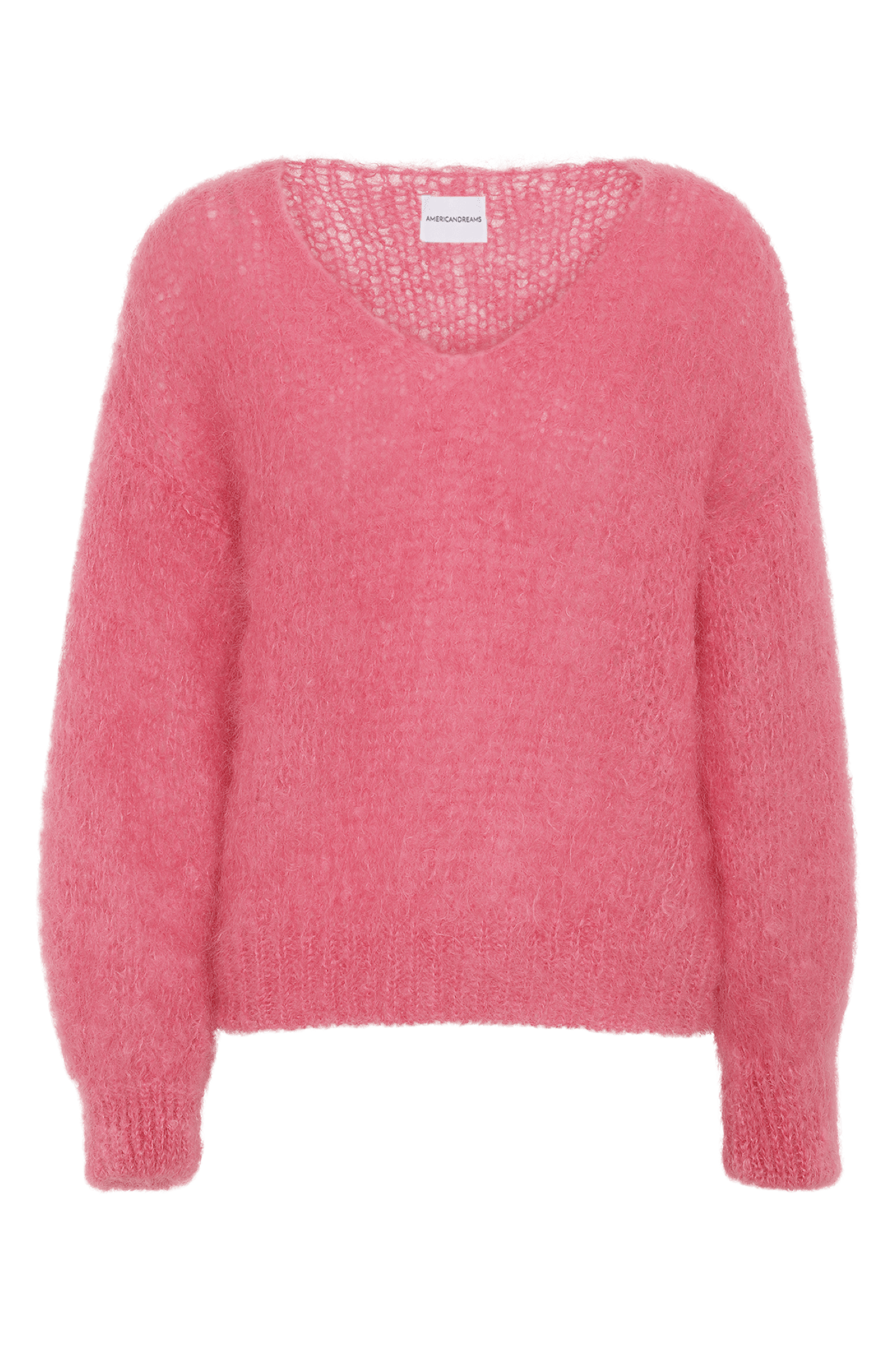 Americandreams Women's Pink / Purple Milana Ls Mohair Knit Pink