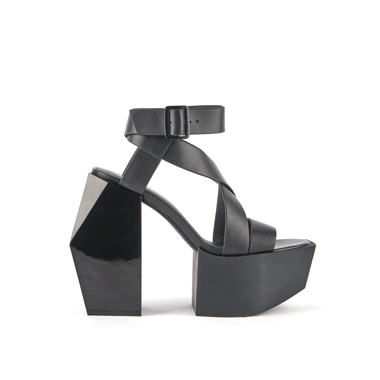 United Nude Women's Stage Sandal - Black In Gray