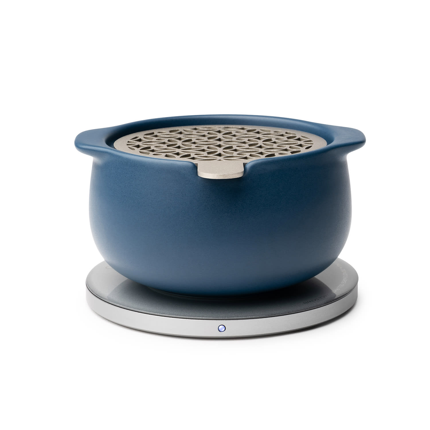 Ohom Blue Jun Self Heating Diffuser Set - Deep Navy