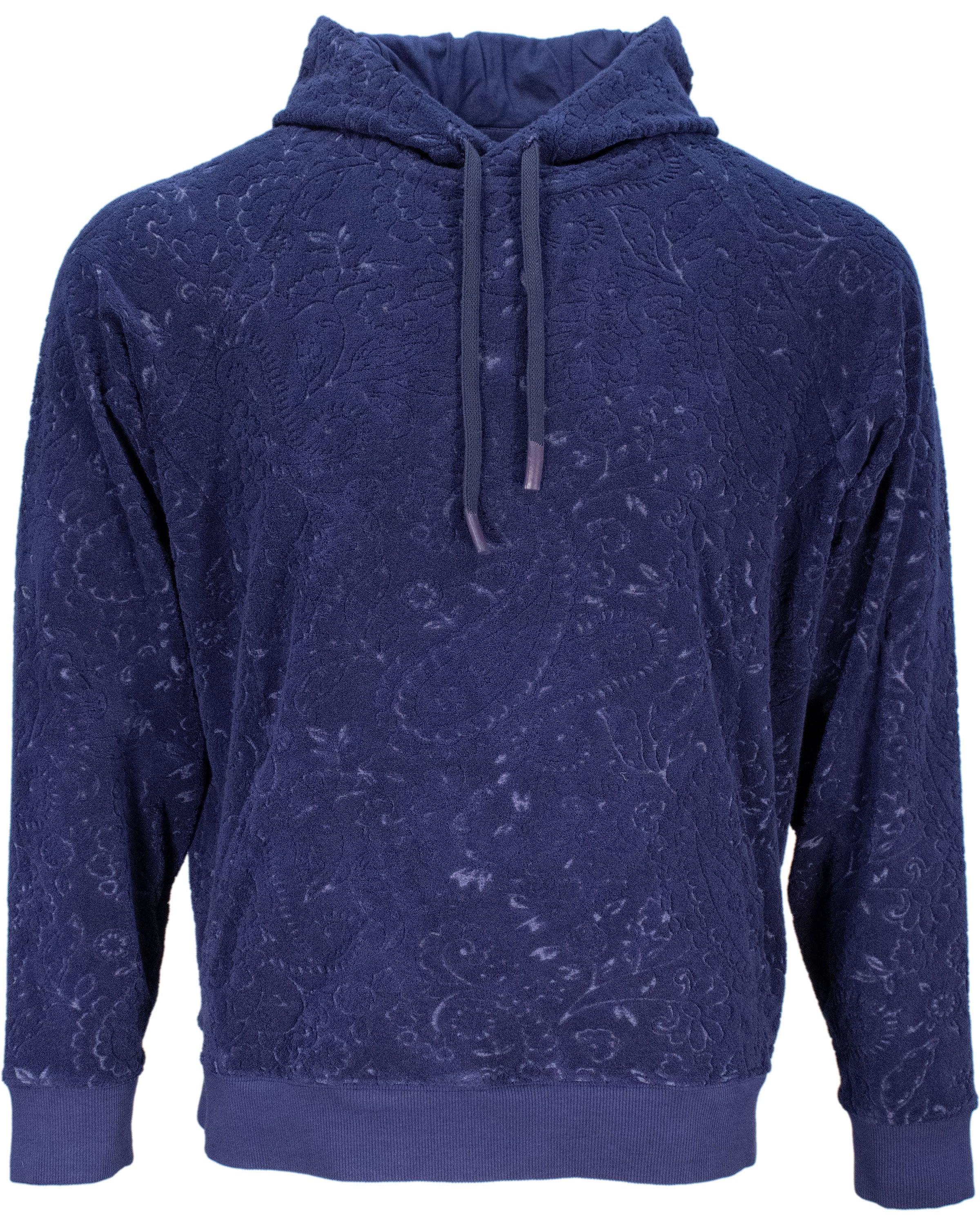 Blue Howard Towel Hoodie - Navy Large Lords of Harlech