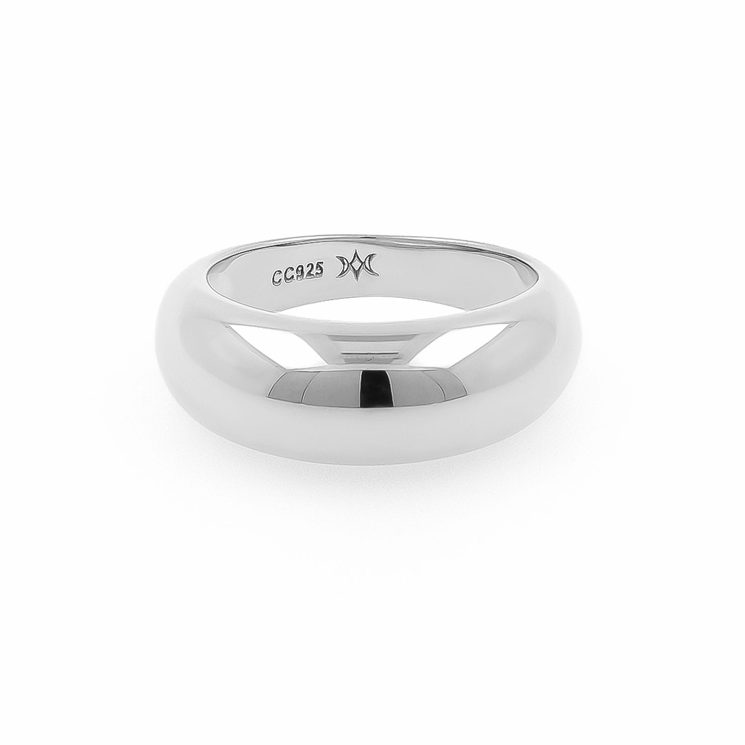 Cote Cache Women's Silver Dome Ring In Silver