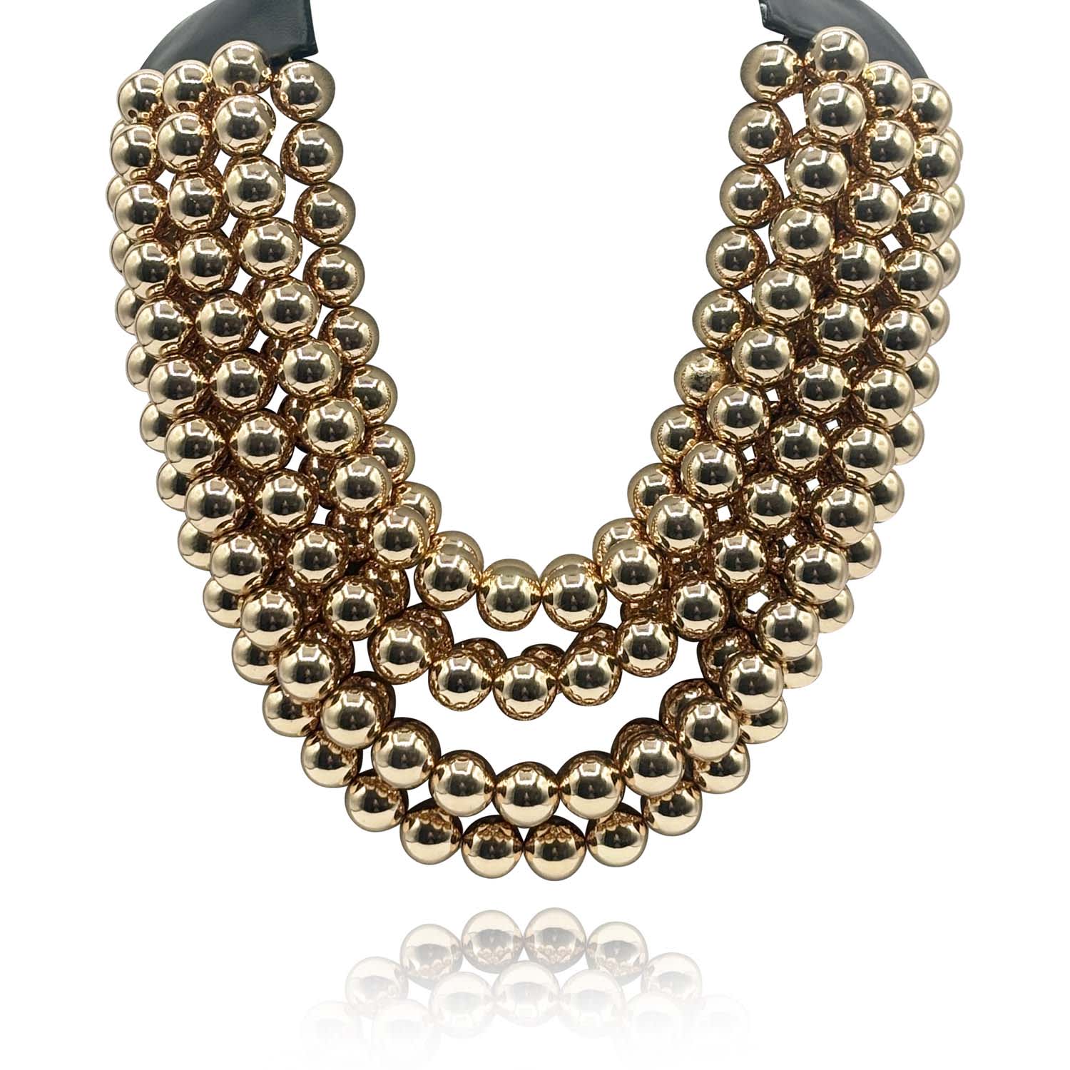 ネックレス・チョーカー BASSCLEF men's bead necklace layered Man Gothic Layered Necklace Set / Long Beaded Ethnic