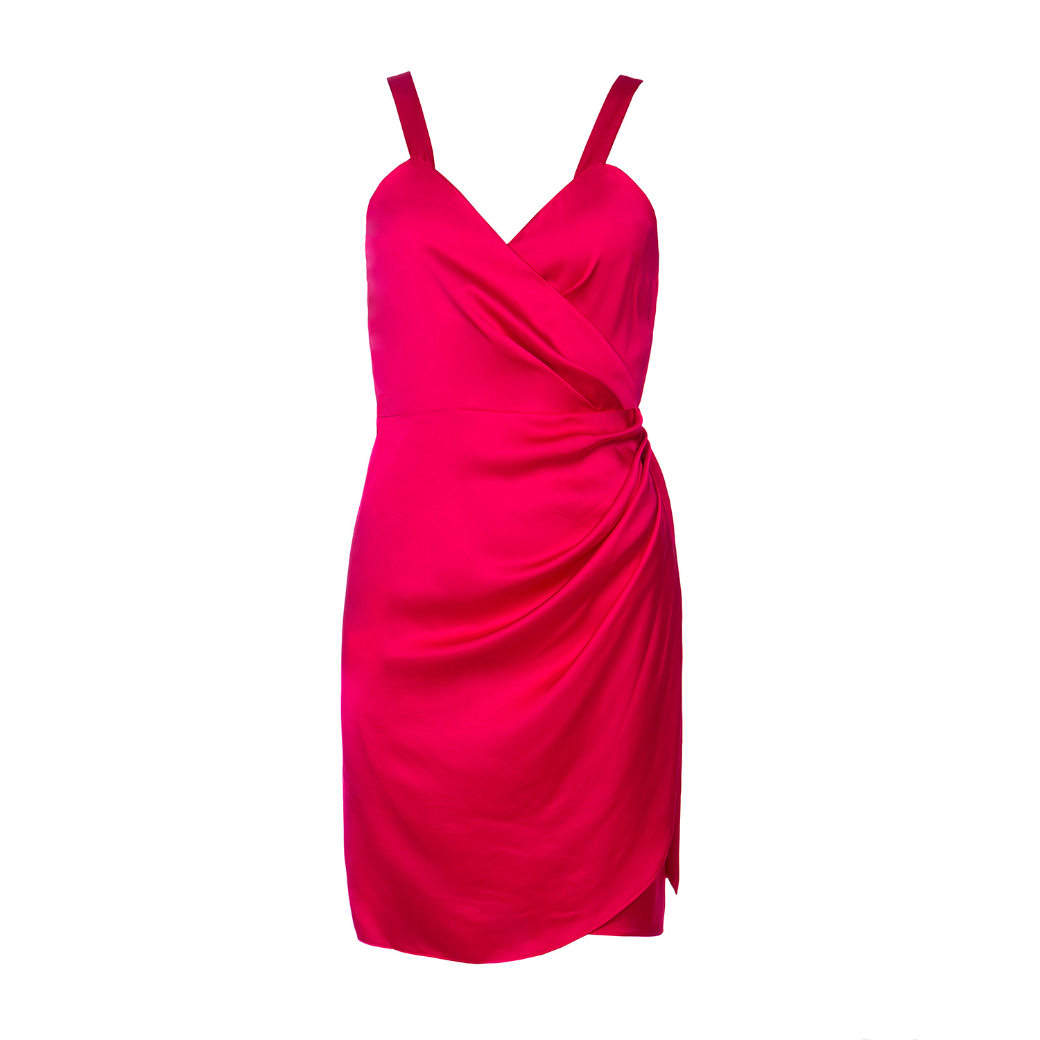 Women's Pink Lea Dress In Fuchsia | Large | Roses are Red