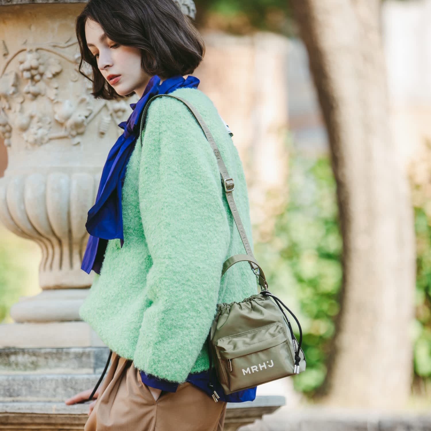 MARHEN.J Bready Bready Bucket Bag Sage Green