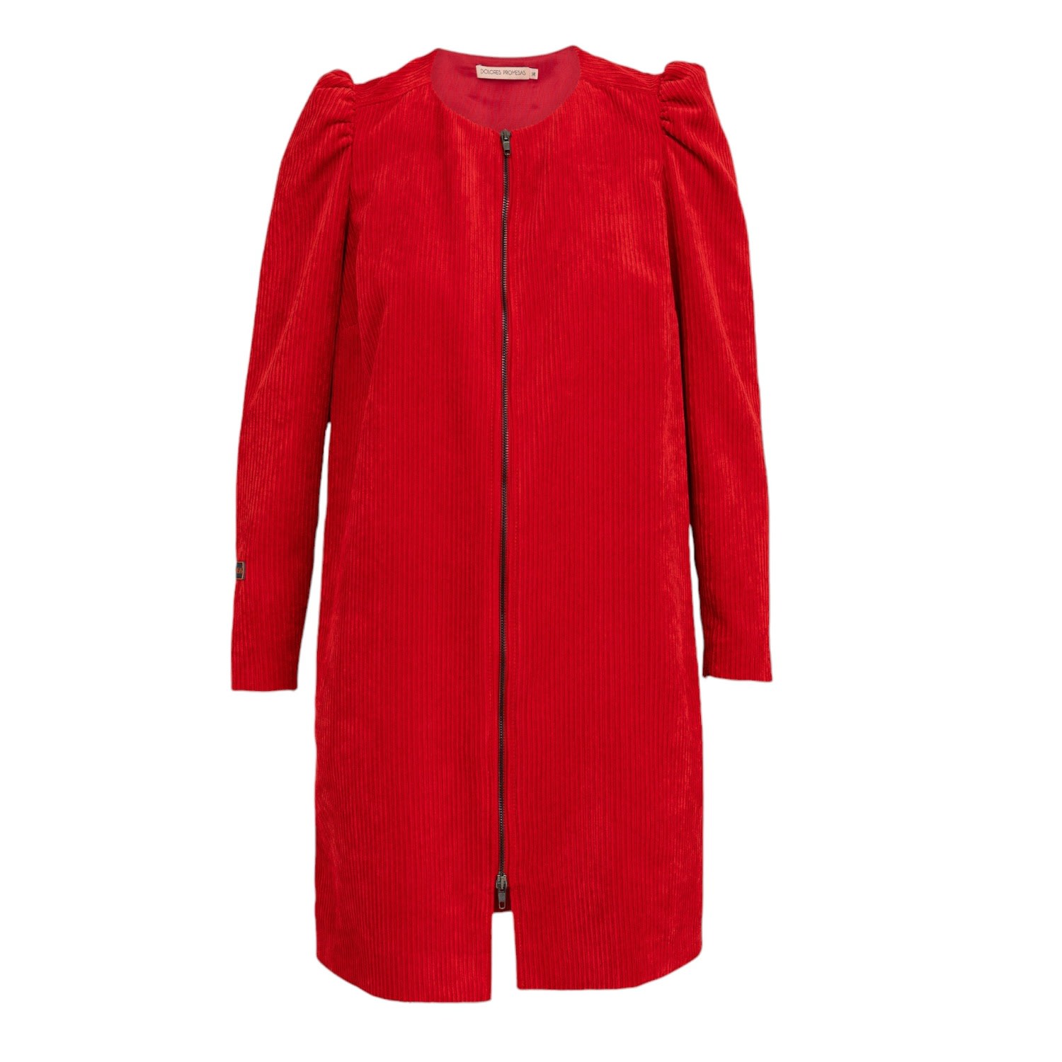 Women’s Red Corduroy Dress Extra Small Dolores Promesas