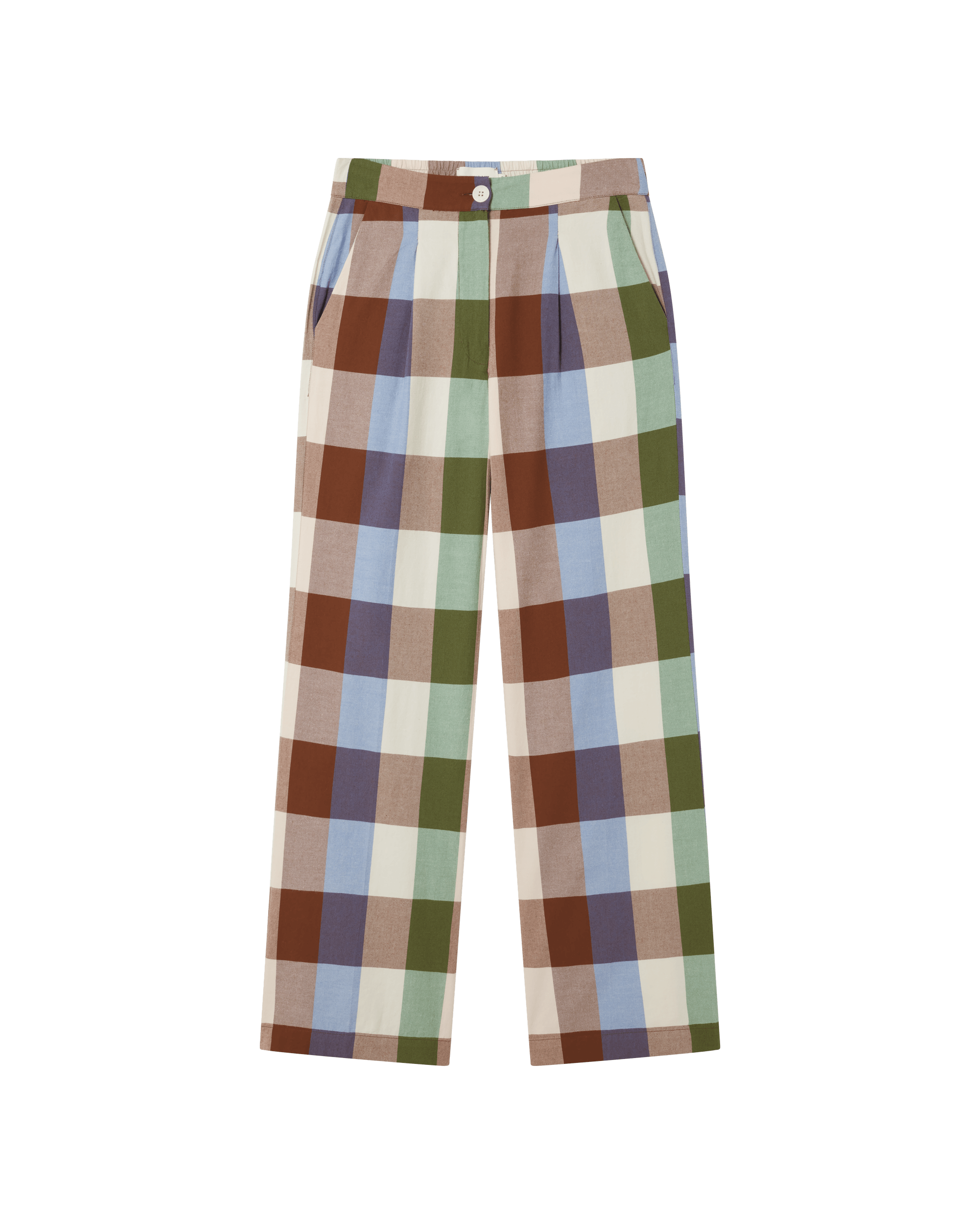 Thinking Mu Women's Brown Multicolor Manolita Pants