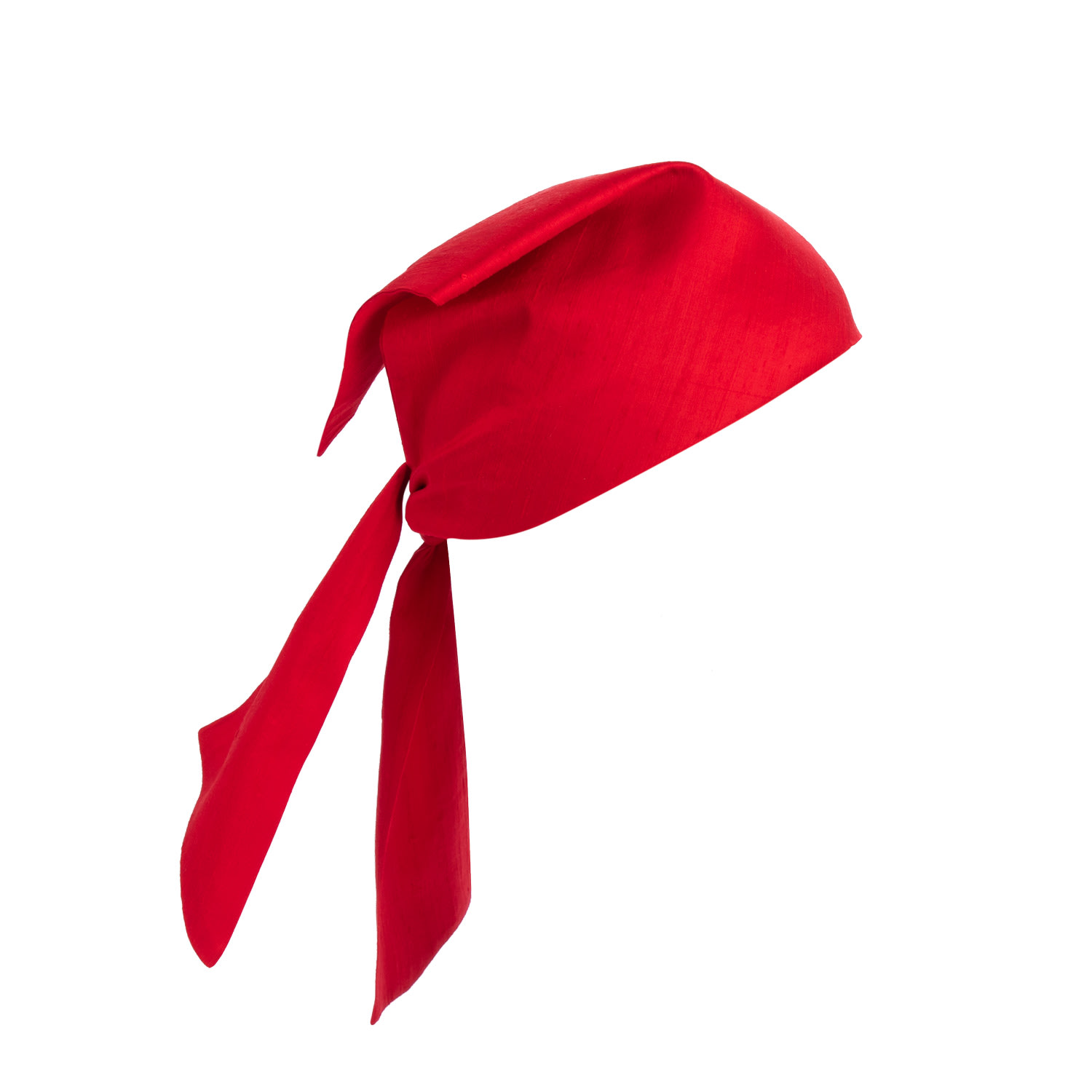 Sibi Hats Women's Masha – Red Silk Bandana Strapless Top In Red