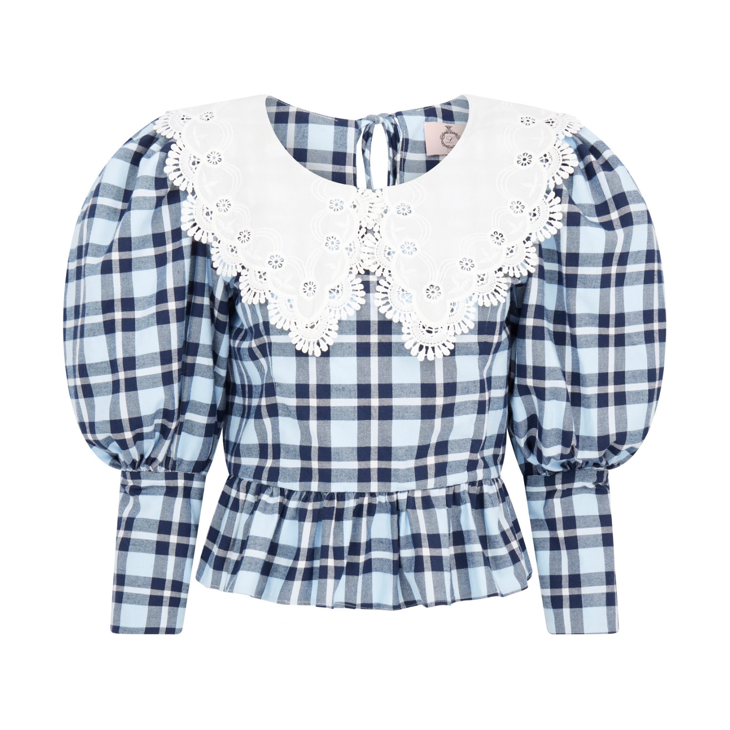 Lisa The Label Women's Bow Belle Lilly Top Periwinkle Blue In Blue