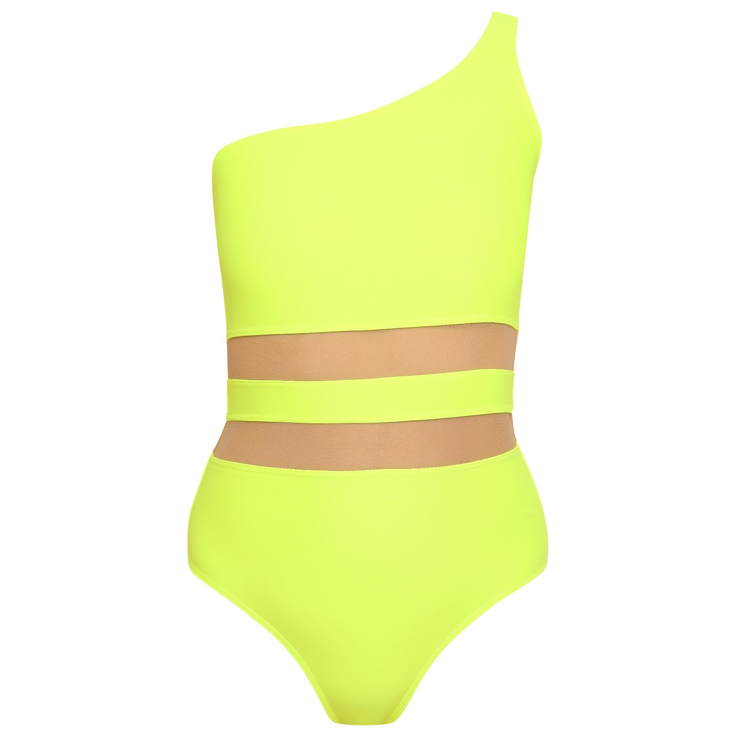 Always On Holiday Women's Yellow / Orange Tamara Neon Yellow One Piece In Yellow/orange