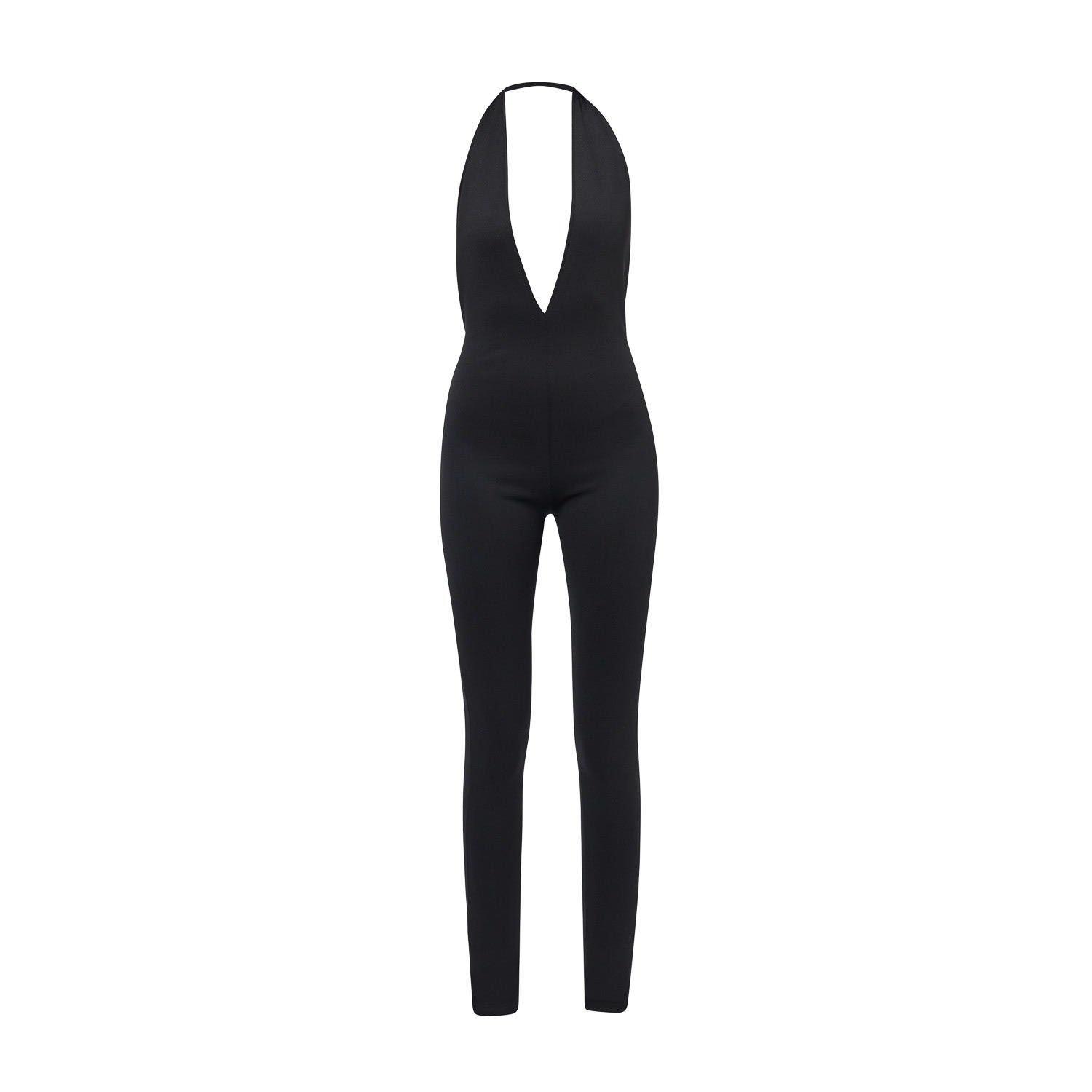 Women’s Black Halterneck Jumpsuit Small Lia Aram