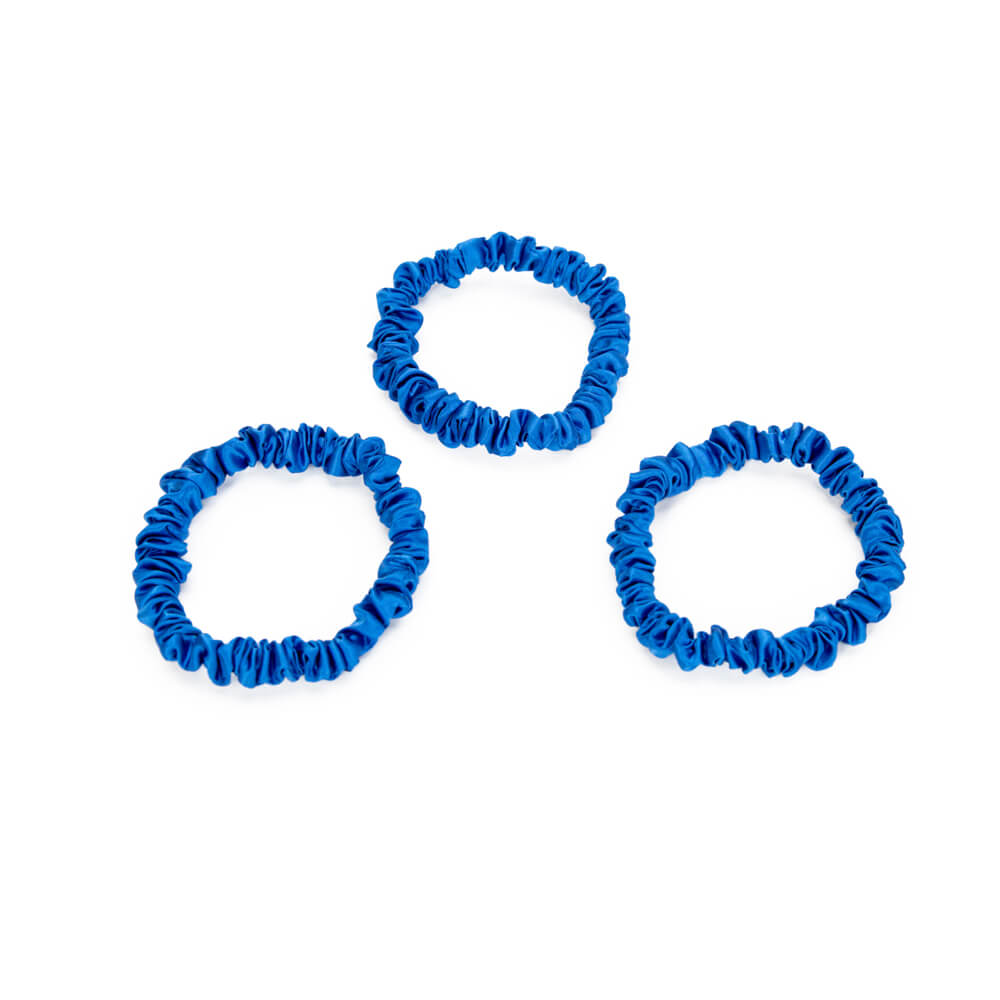 Women’s Blissy Skinny Scrunchies - Azure One Size