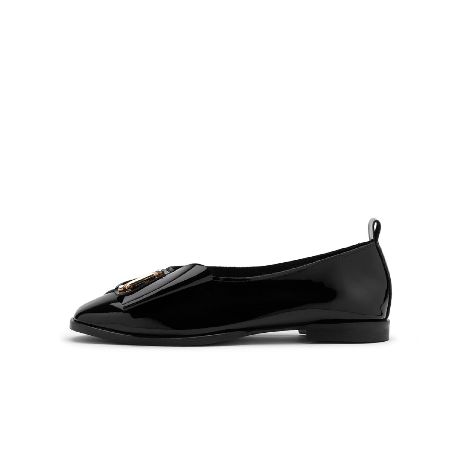 Toys Black Patent Leather Women’s Ballerina 4 Uk Ilvi