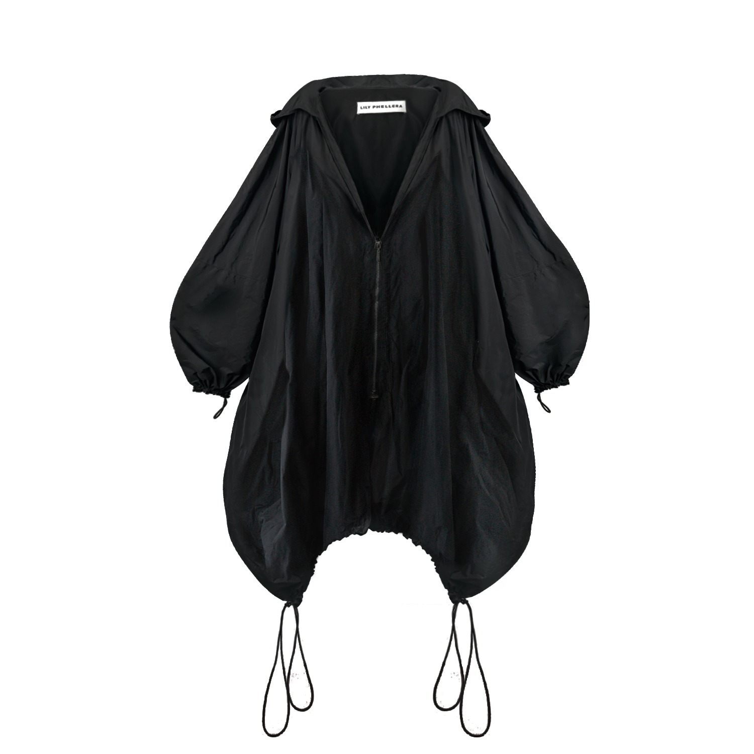 Women’s Makkatsch Rain Coat In Bincho Black One Size Lily Phellera