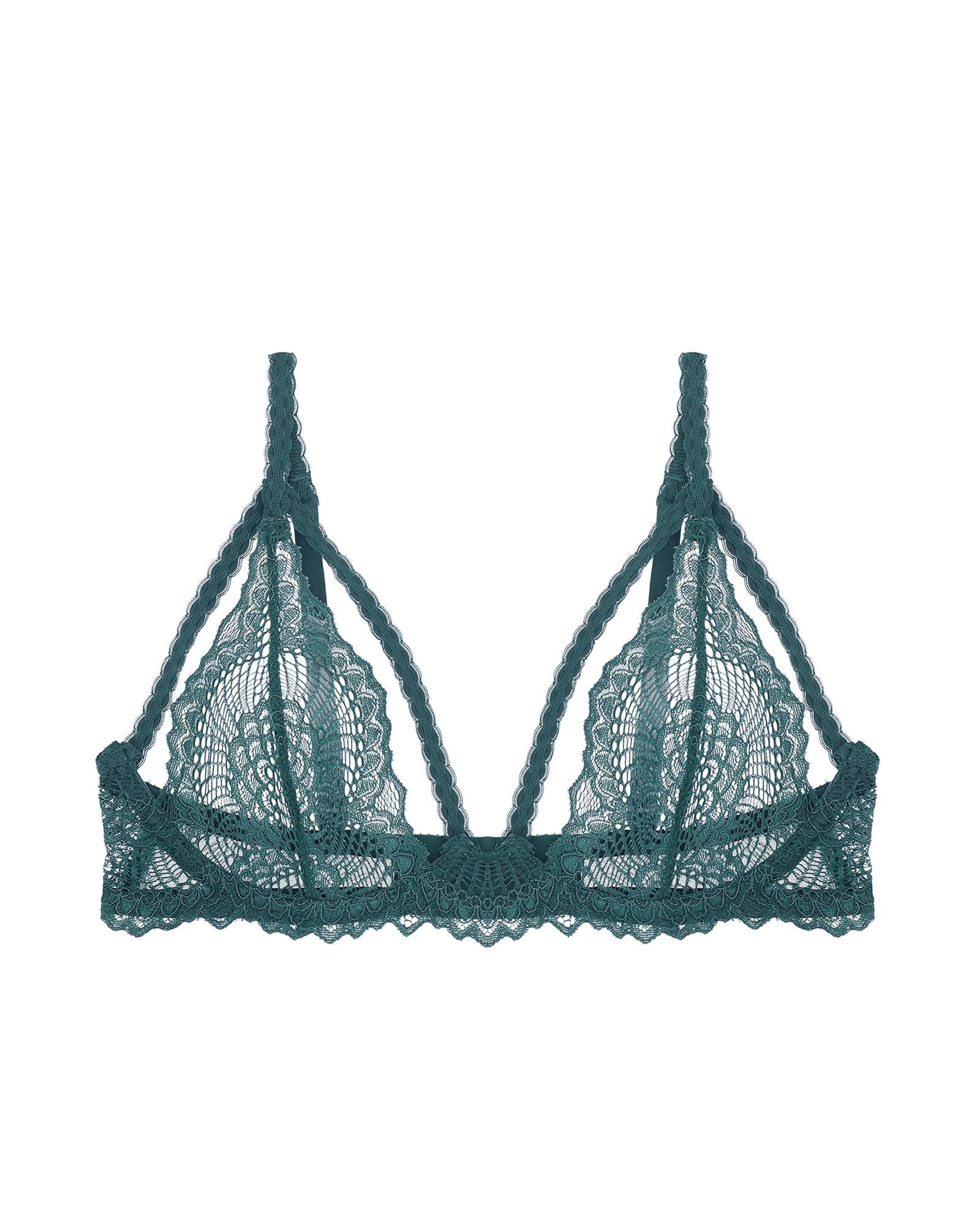 Women&rsquo;s Pink Natalia Underwire Bra Emerald | Extra Small | Journelle