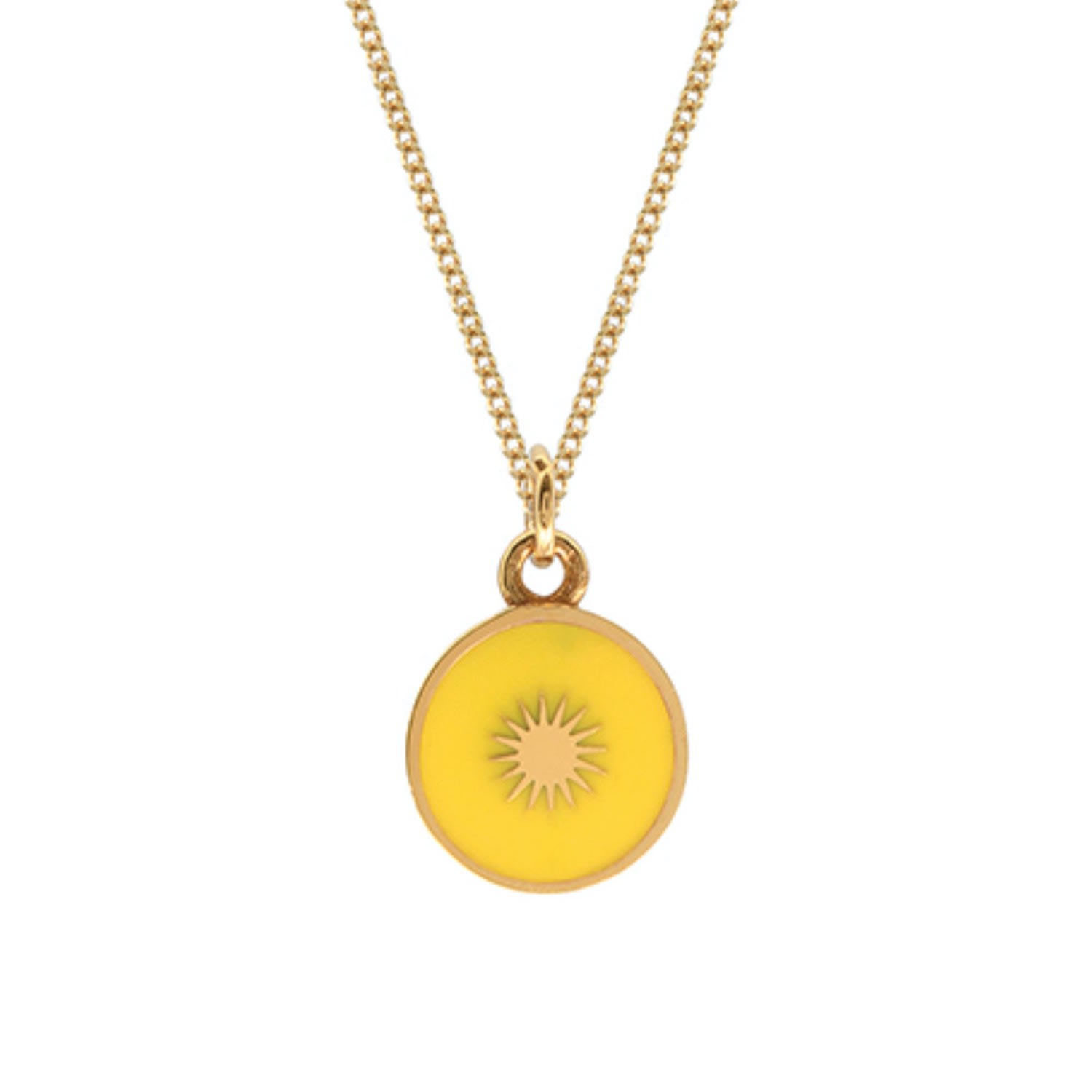 Lime Tree Design Women's Small Sun Gold Vermeil Yellow In Gold
