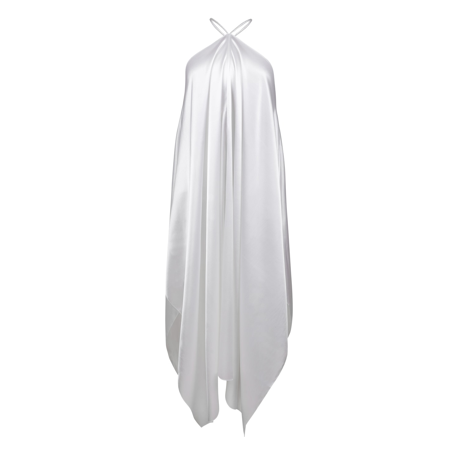 Women's Alexandra Silk Dress, Color Pearl White | One Size | Sasha La Mer
