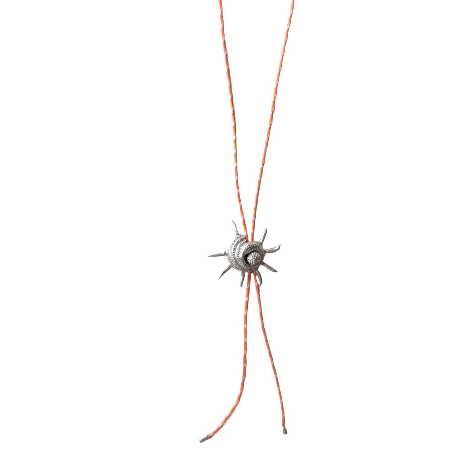Raxada Women's Silver / Orange Bolo Tie "cabo Peñas" In Multi