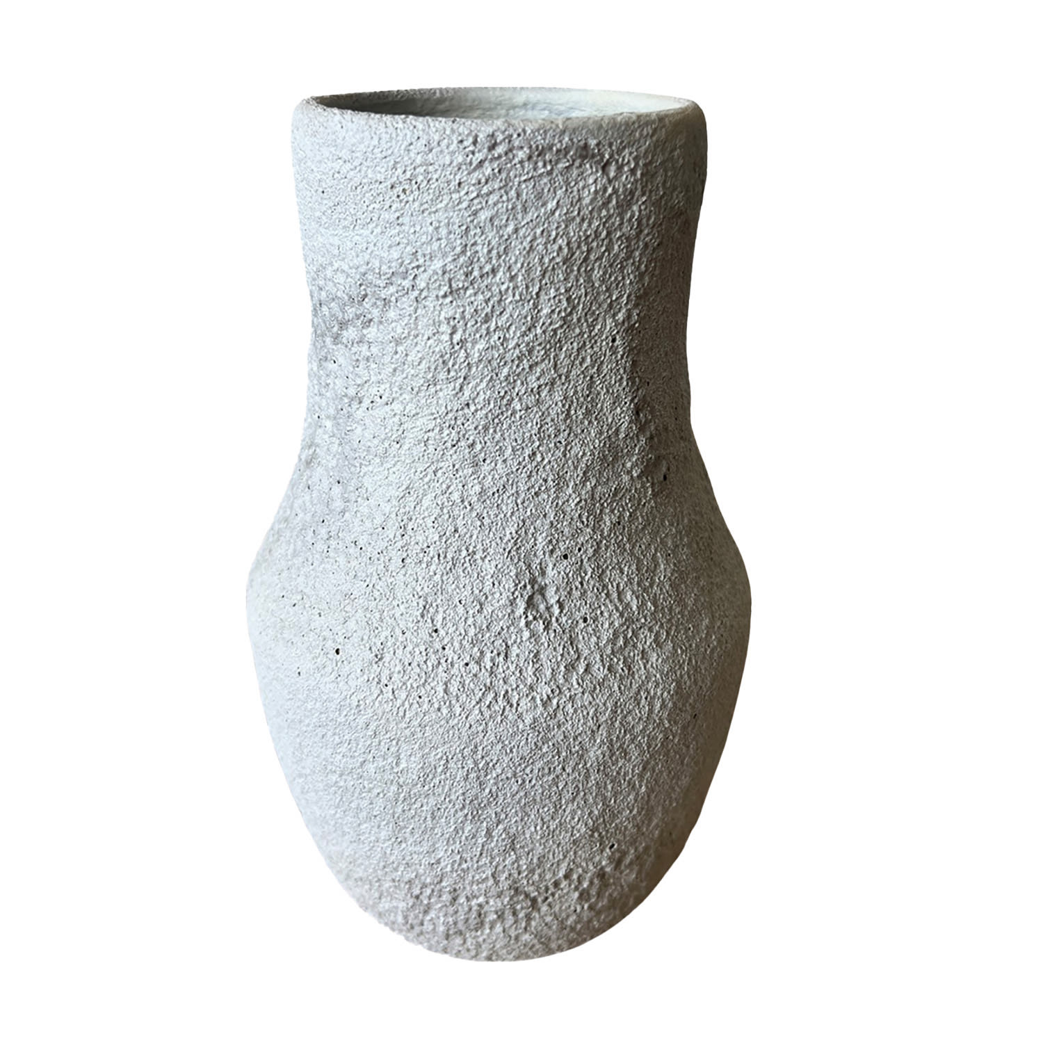 Grey Gray Leda Crater Vase Gina Desantis Ceramics