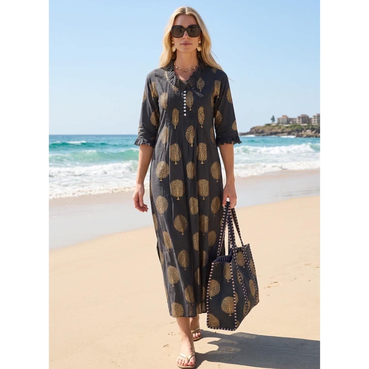 cotton annabel maxi dress At Last... Cotton Annabel Maxi Dress