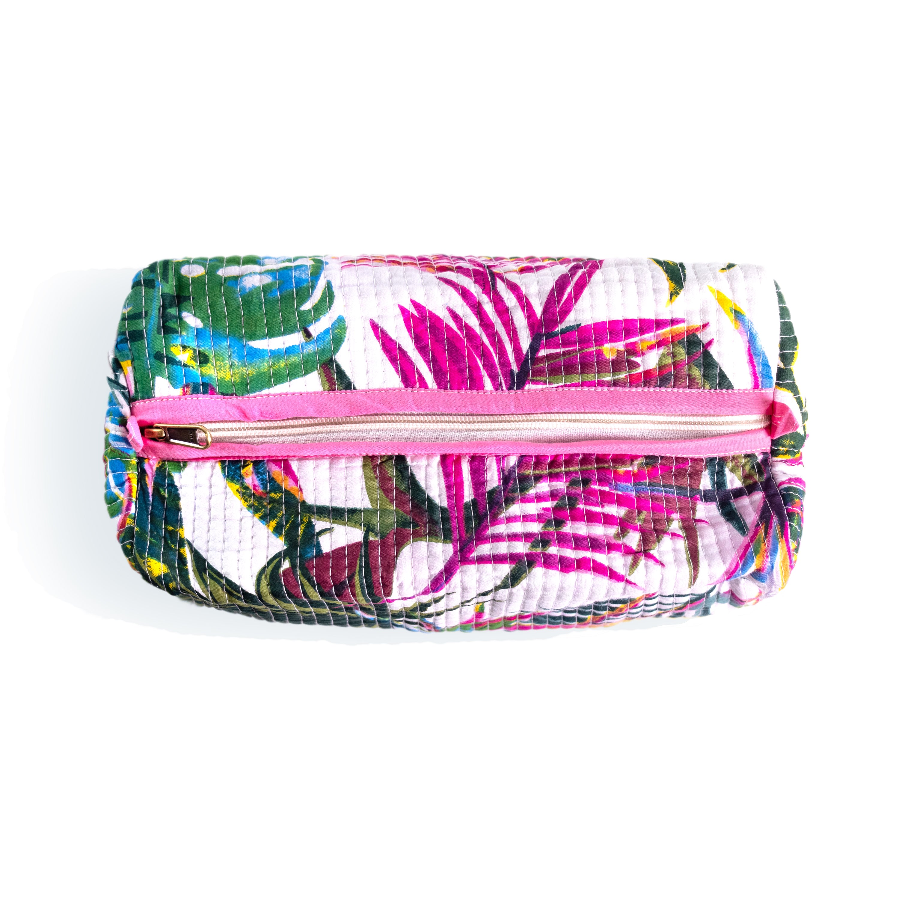 Green / White Bora Bora Wash Bag One Size Inara