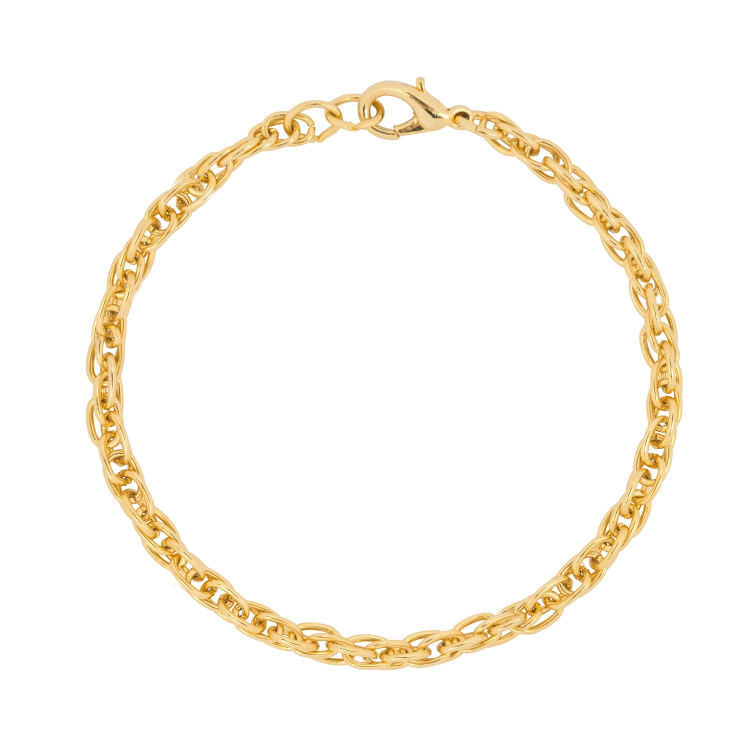 Gold Trip Women's Vintage Gold Multi Link Bracelet