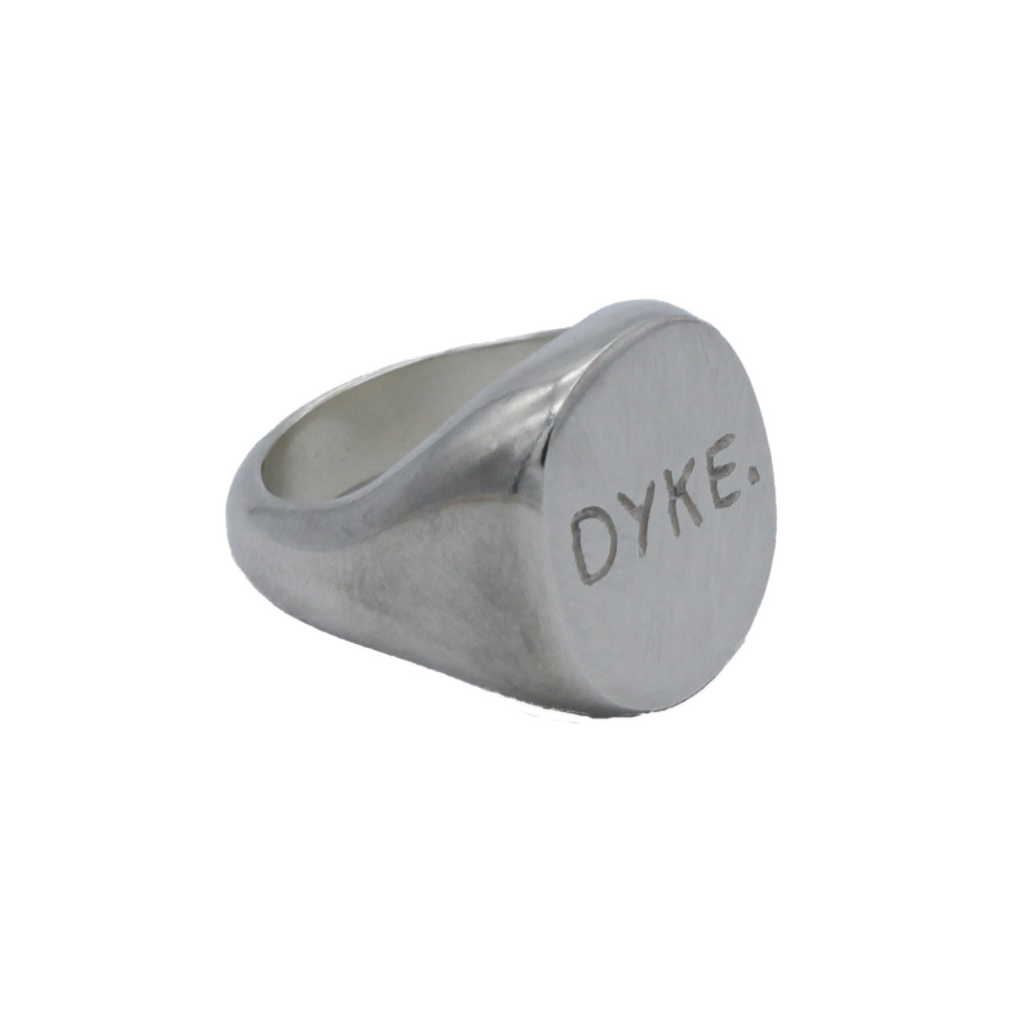 Women’s Silver Chunky Dyke Signet Ring Iona Hindmarch Bisset