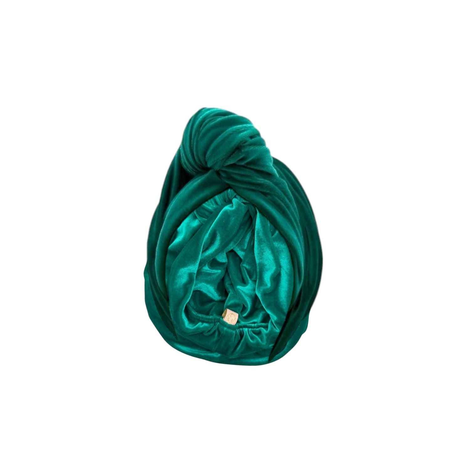 Women's Green Julia Clancey Classic Madam Jade Velour Turban | One Size