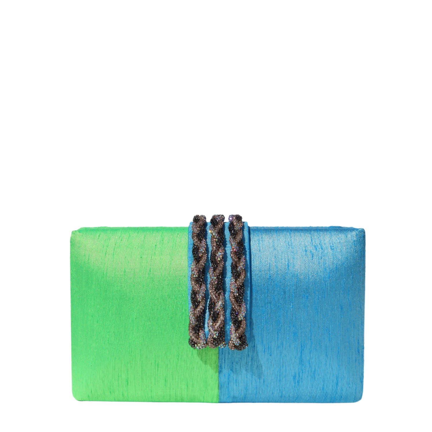 Women’s Blue / Green Caribbean Clutch Simitri