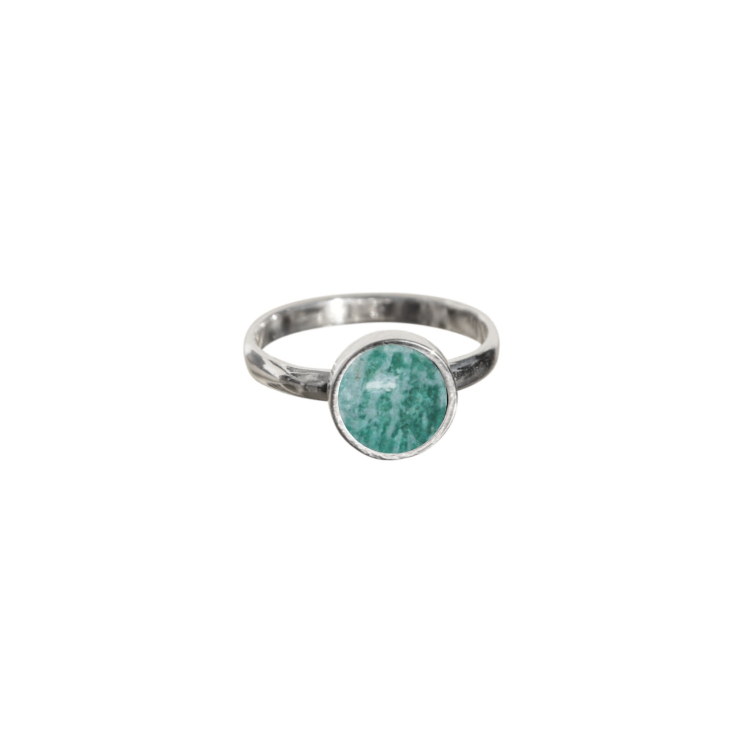 Fv Jewellery Women's Blue La Stèle Amazonite Circle Ring In Blue