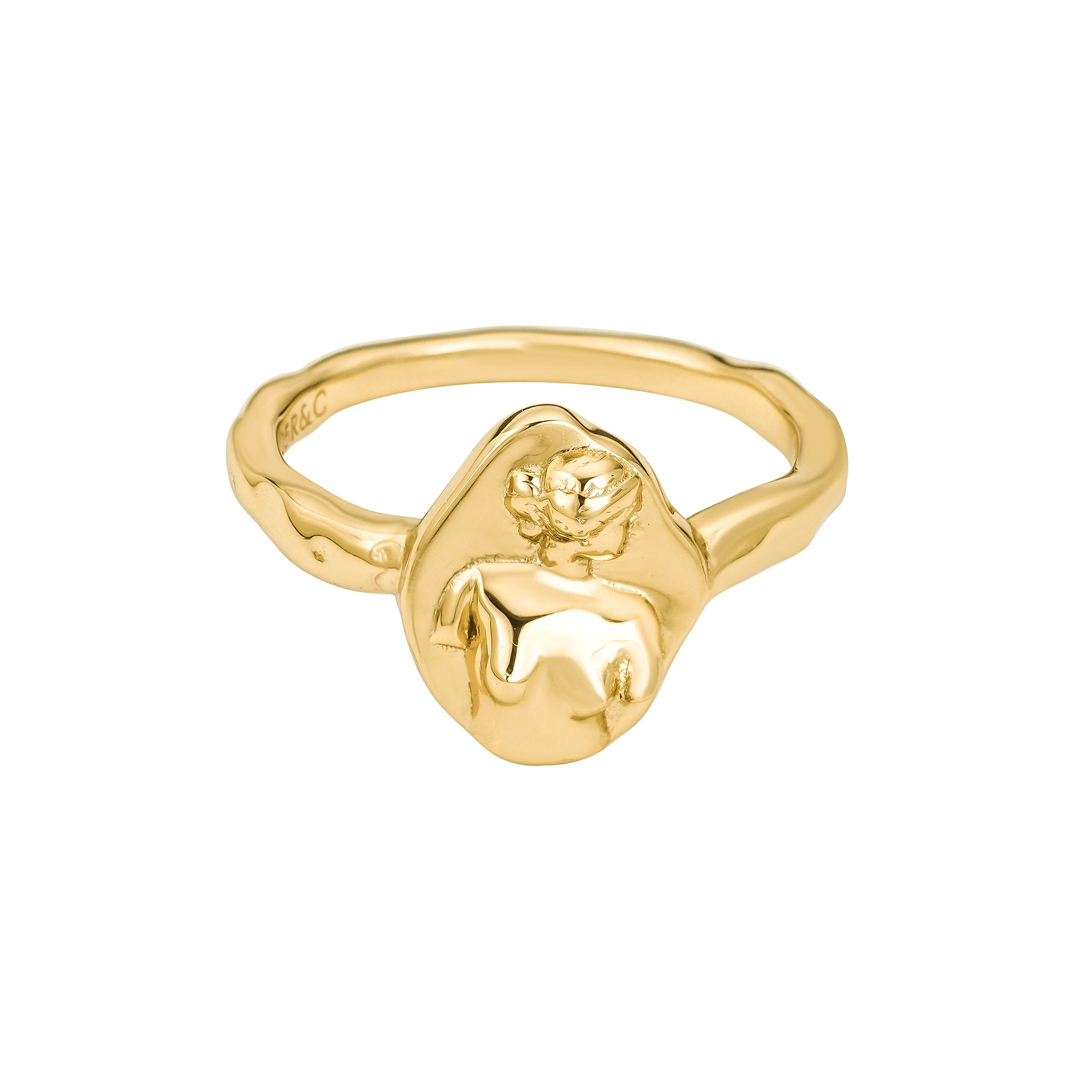 Women’s Gold Aphrodite Ring Rani & Co.