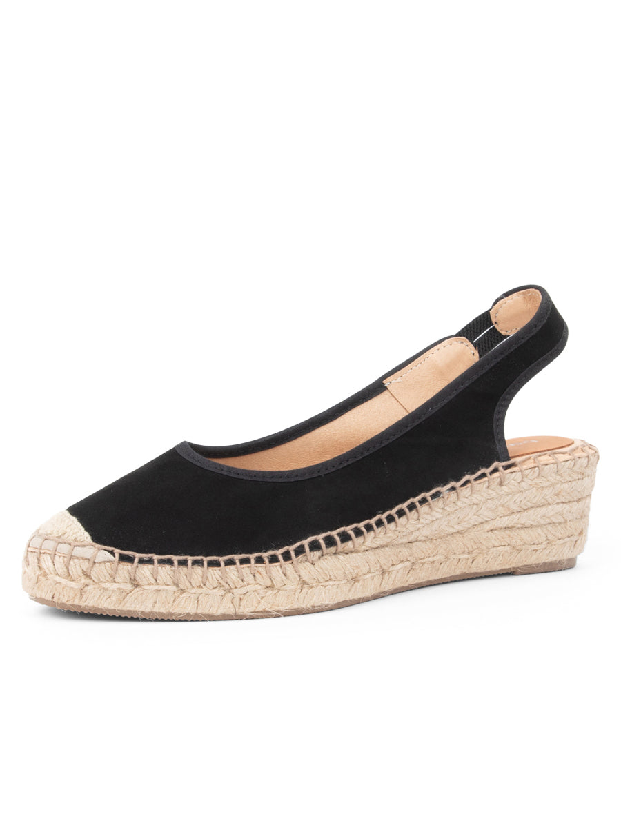 Black closed toe espadrilles cheap shoes