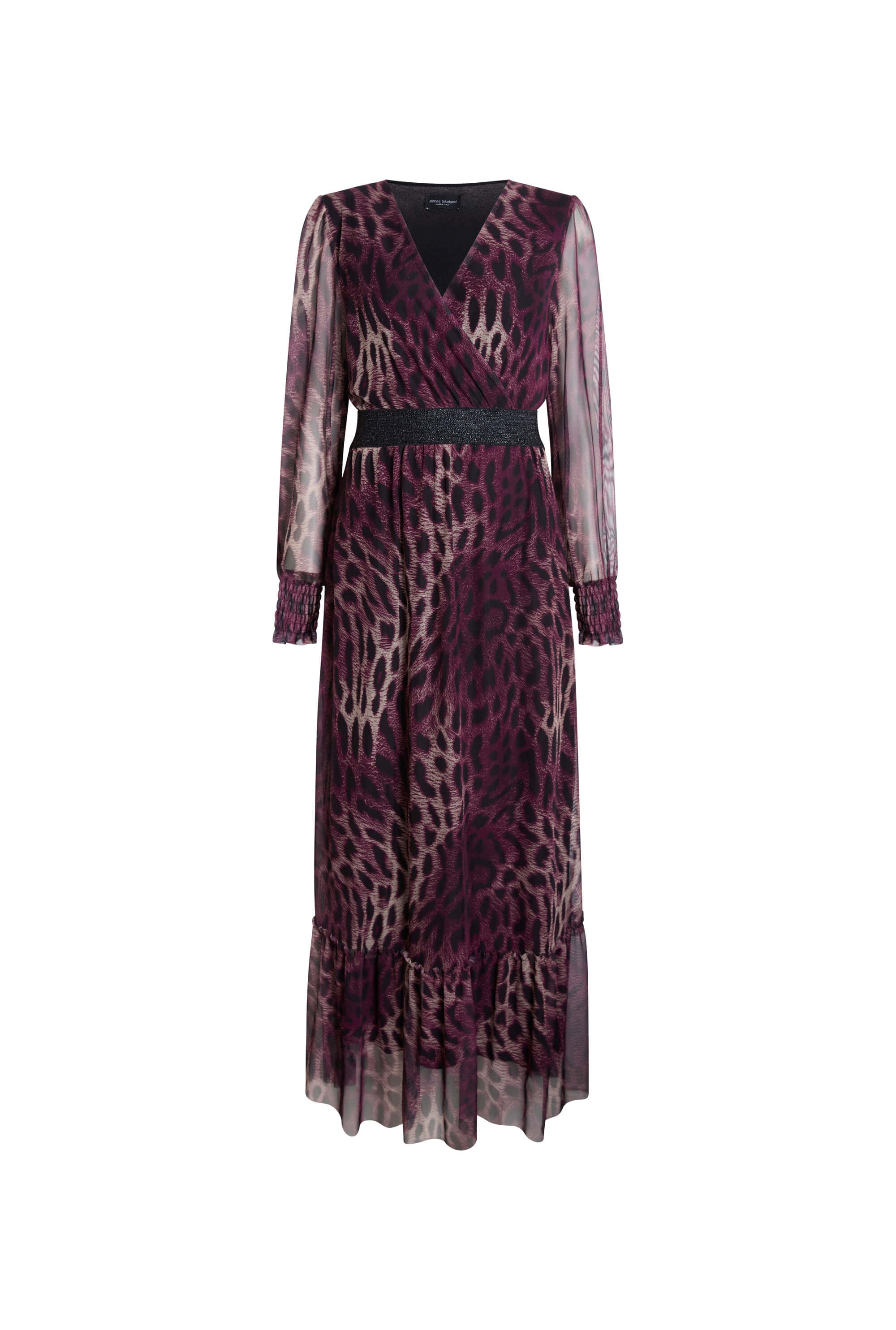 James Lakeland Women's Red Maxi Tulle Burgundy Dress In Red
