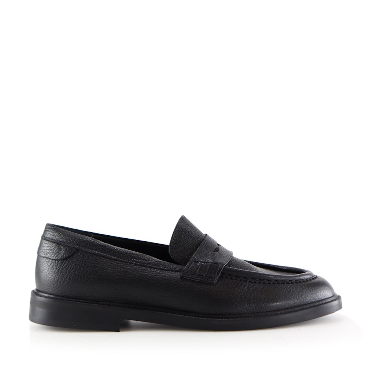 Notabene Women's Siena Loafers, Black Leather In Black