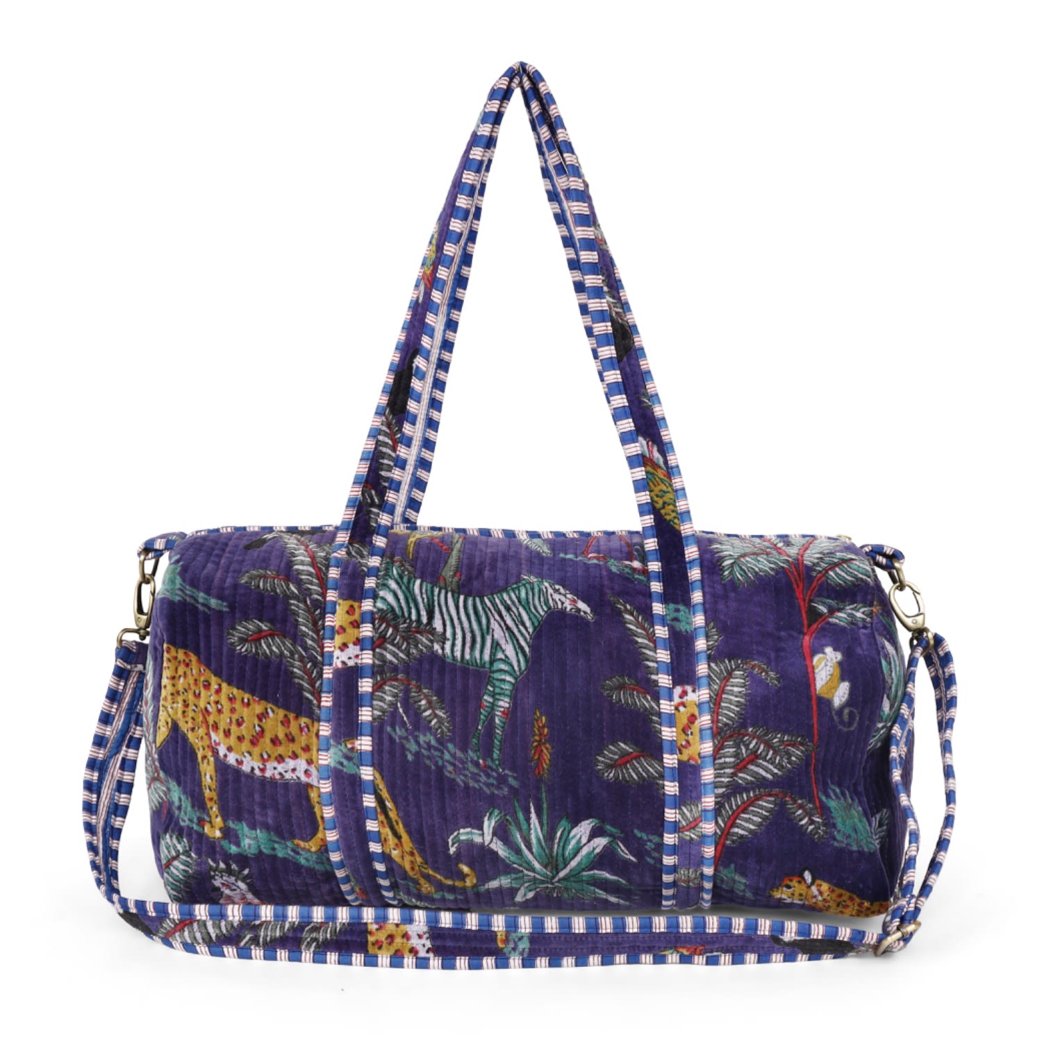 Conscious Yoga Collective Blue The Velvet Jungle Weekender In Navy