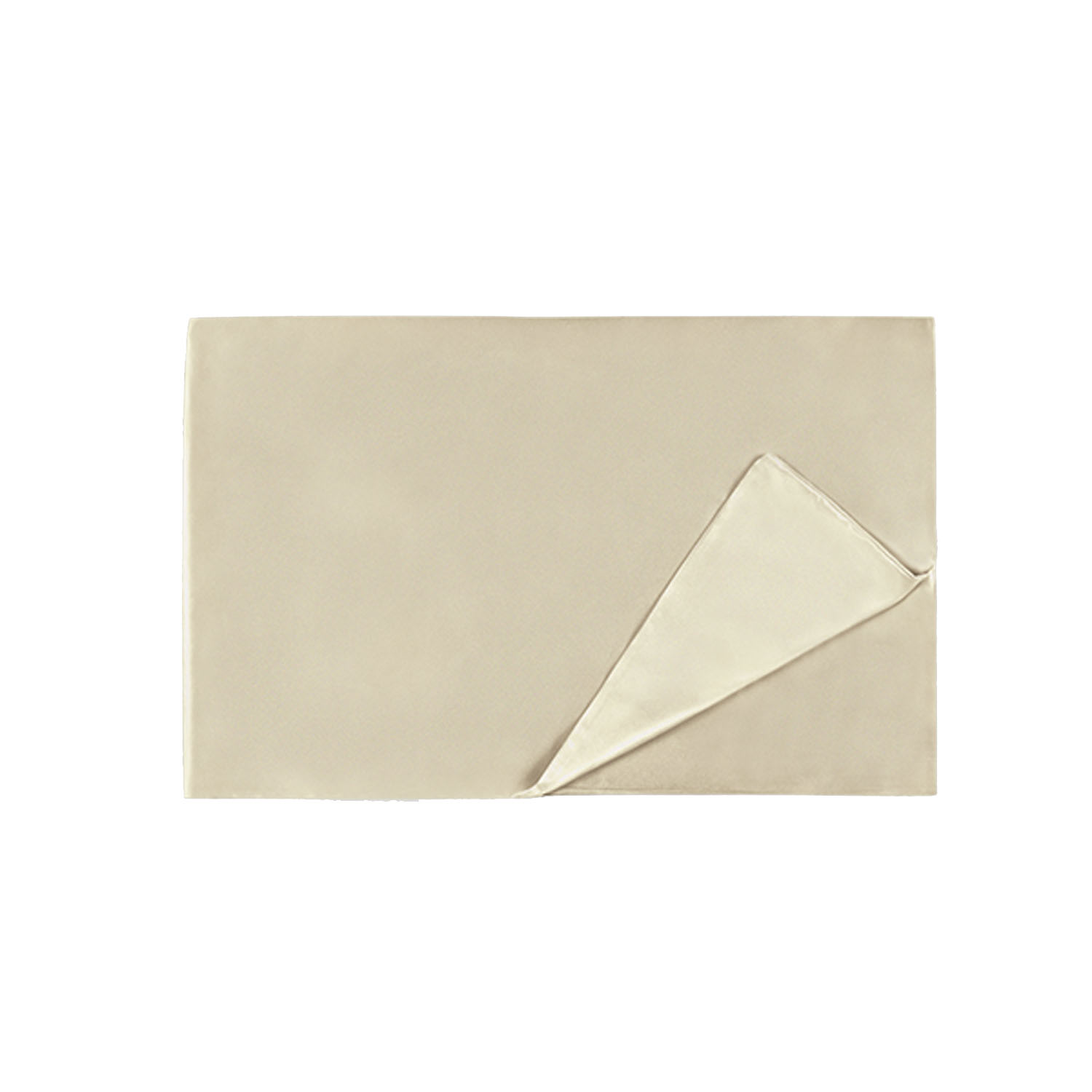 Manito Gold The Twenty Two Silk Flat Sheet - Champagne In Gold