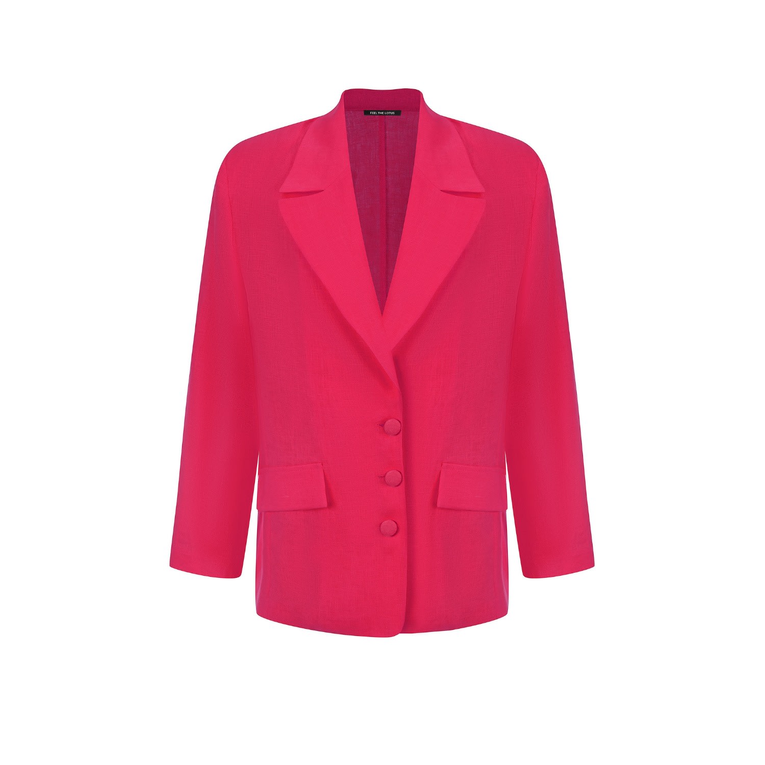 Feel The Lotus Women's Daisy Pink Jacket In Pink