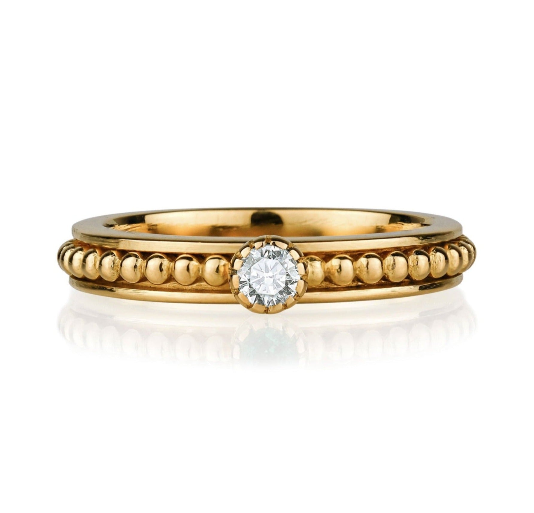 Charlotte's Web Jewellery Women's Lalita Gold Vermeil Spinning Ring - Cubic Zirconia In Gold