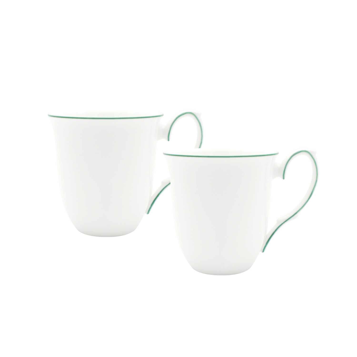 Amelie – Forest Green – Set Of Two Mugs | Twig New York
