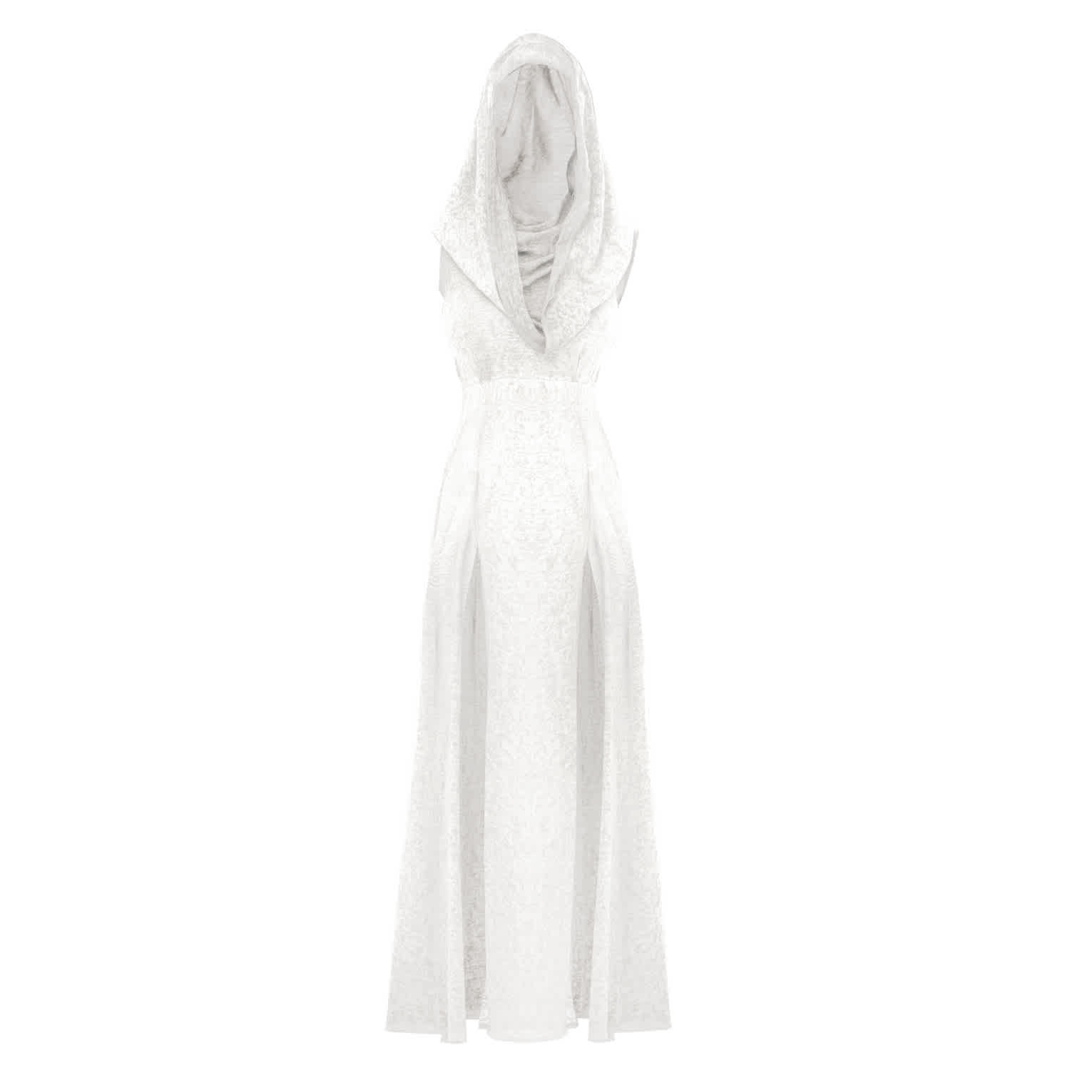 white long sleeve boho maxi dress White Smocked Ruffle Trim Long Sleeve Tiered Boho Linen Maxi Dress  Dazey  Hill
