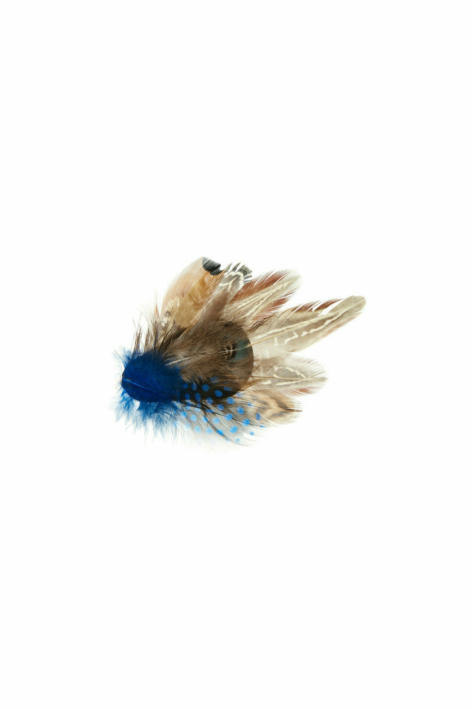 Women’s Blue Feather Hat Pin Hortons England